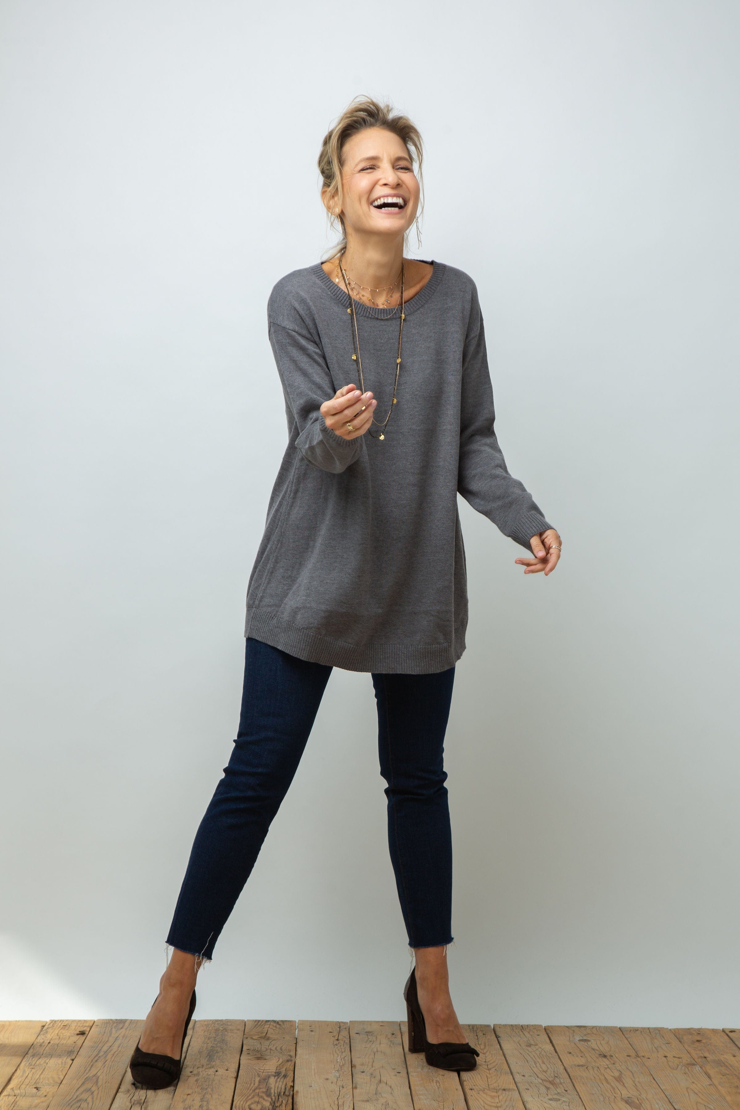 ASPEN סריג אפור image 4