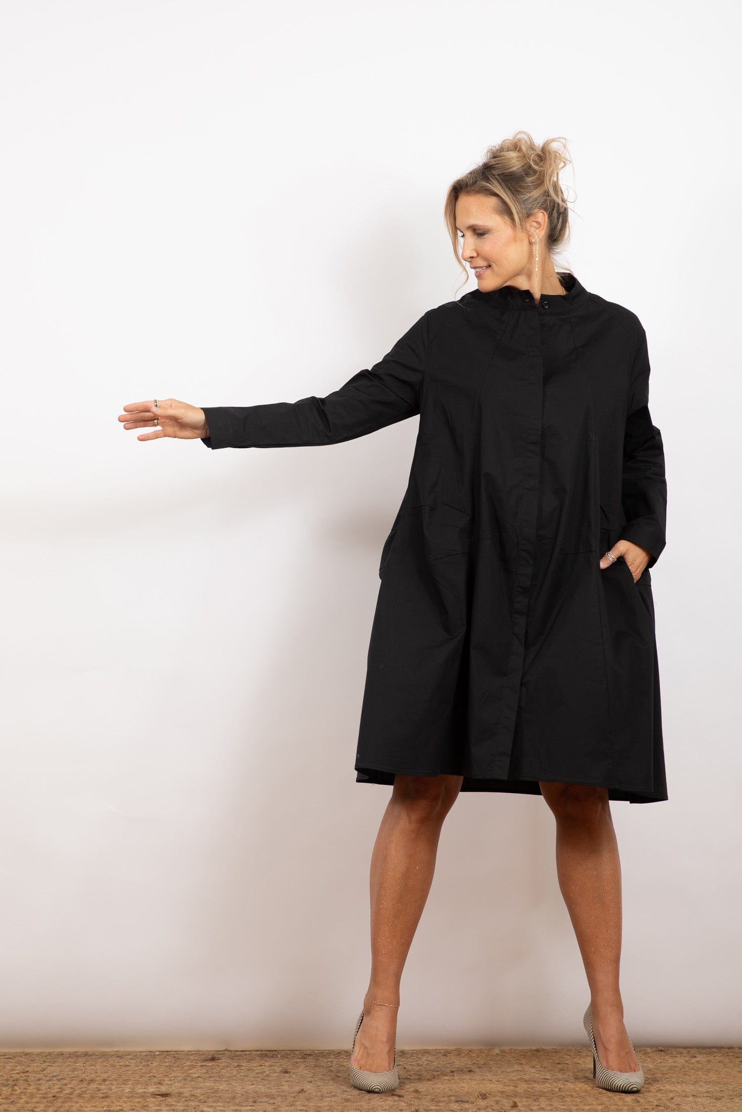 C DREES שמלה ג'קט אוברסייז image 2