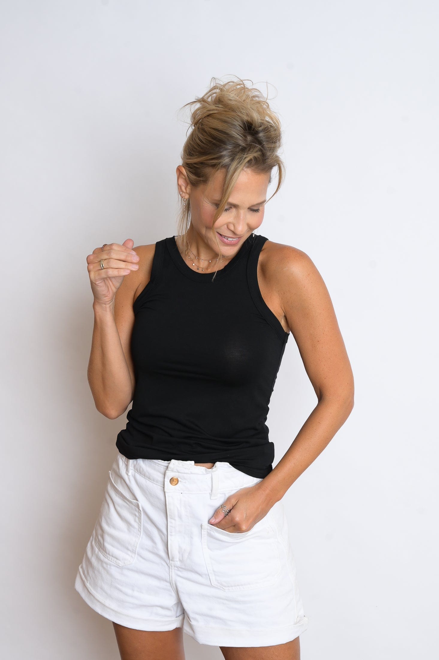 TOVI גופיית סבא שחורה image 0