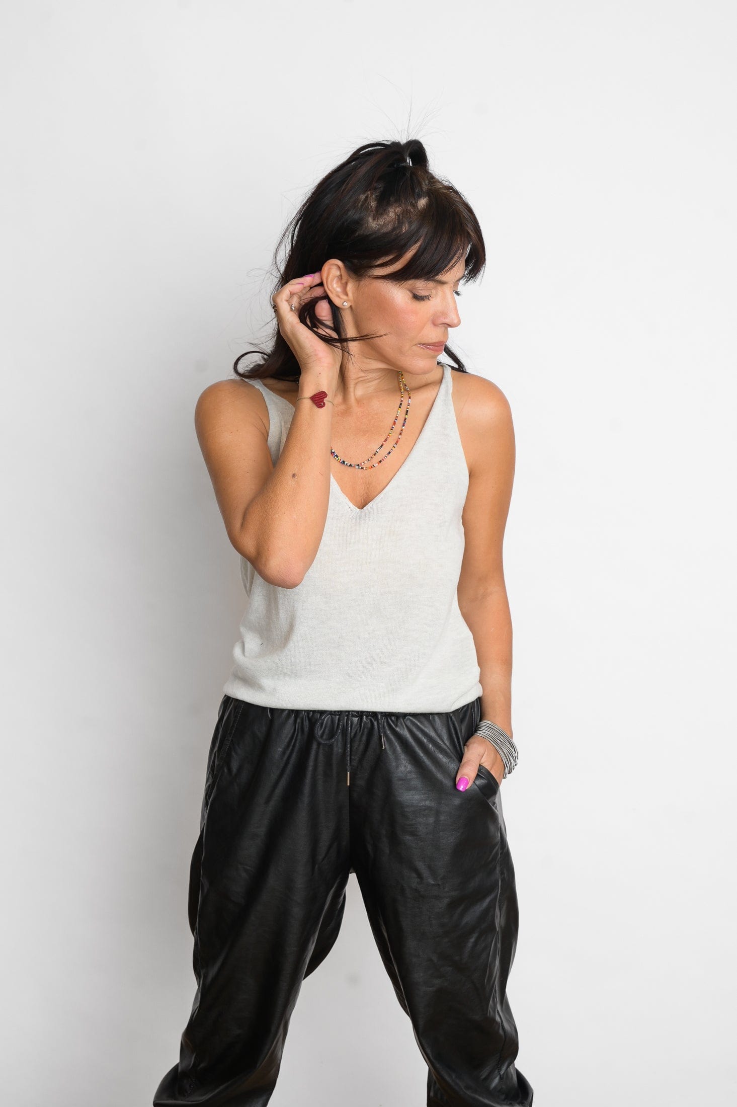 LEMNOS גופיית סריג image 6