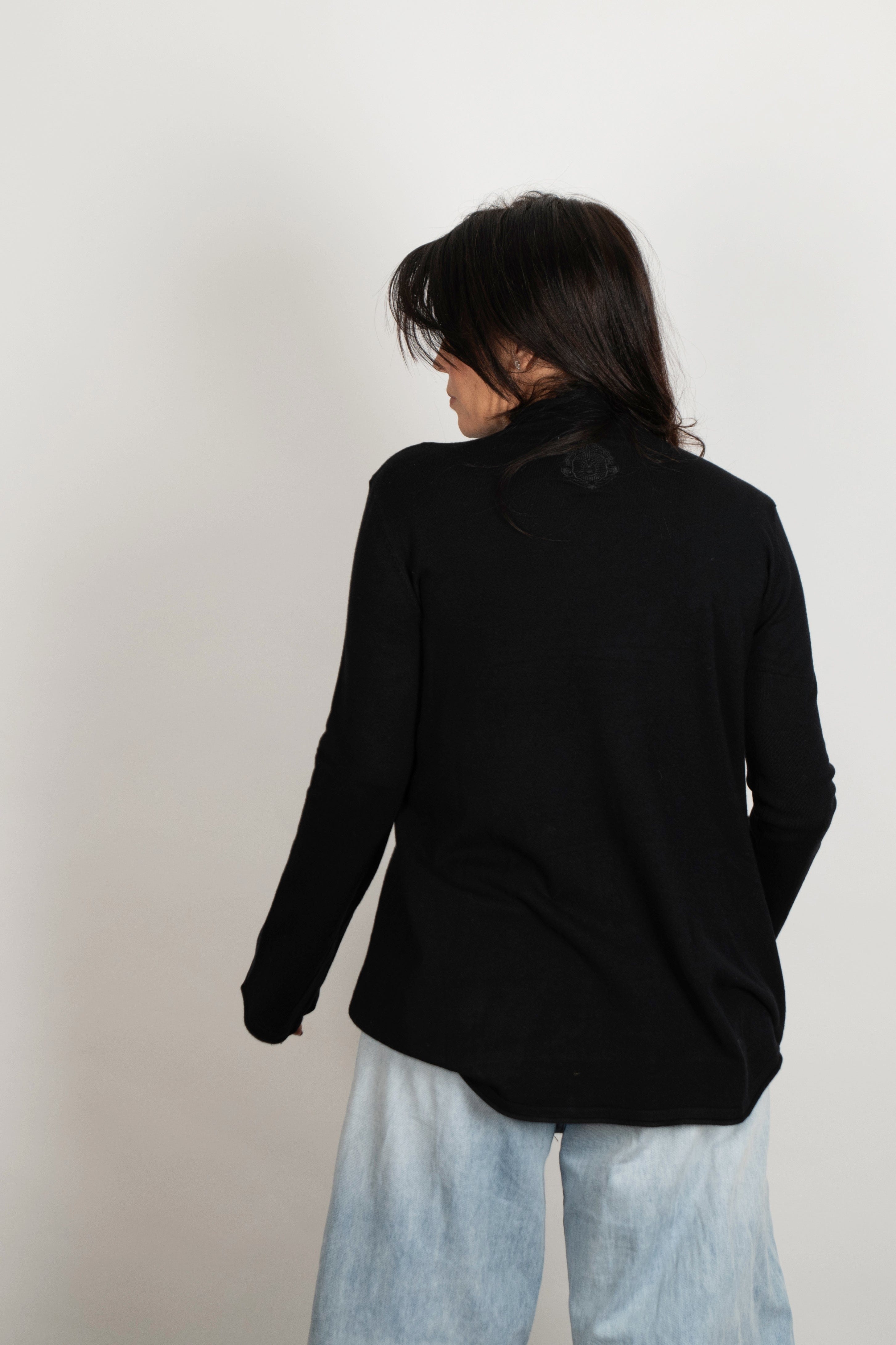 ARETHA סריג מיני גולף שחור image 4