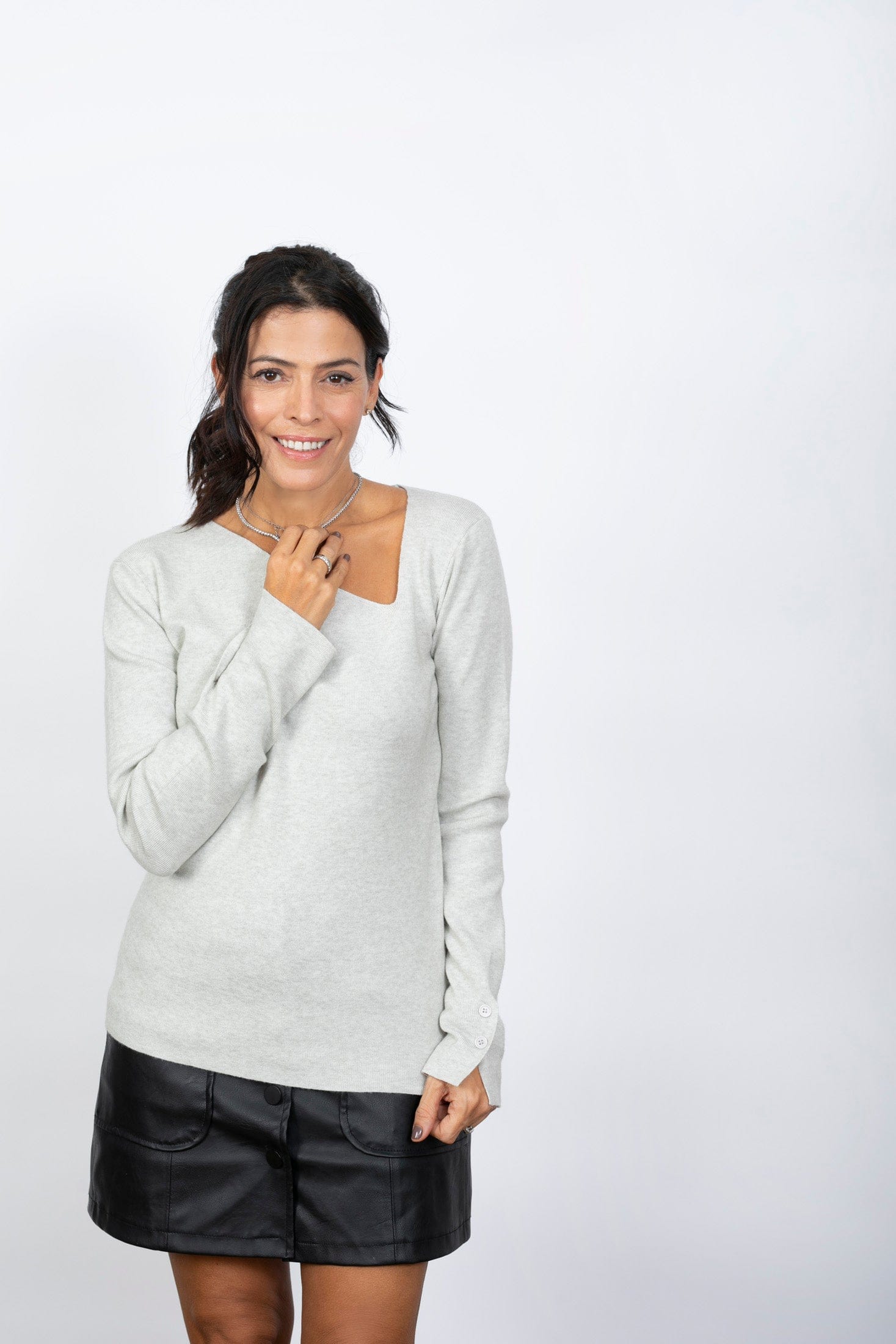 FRESSIA  סריג מעוצב בהיר image 1