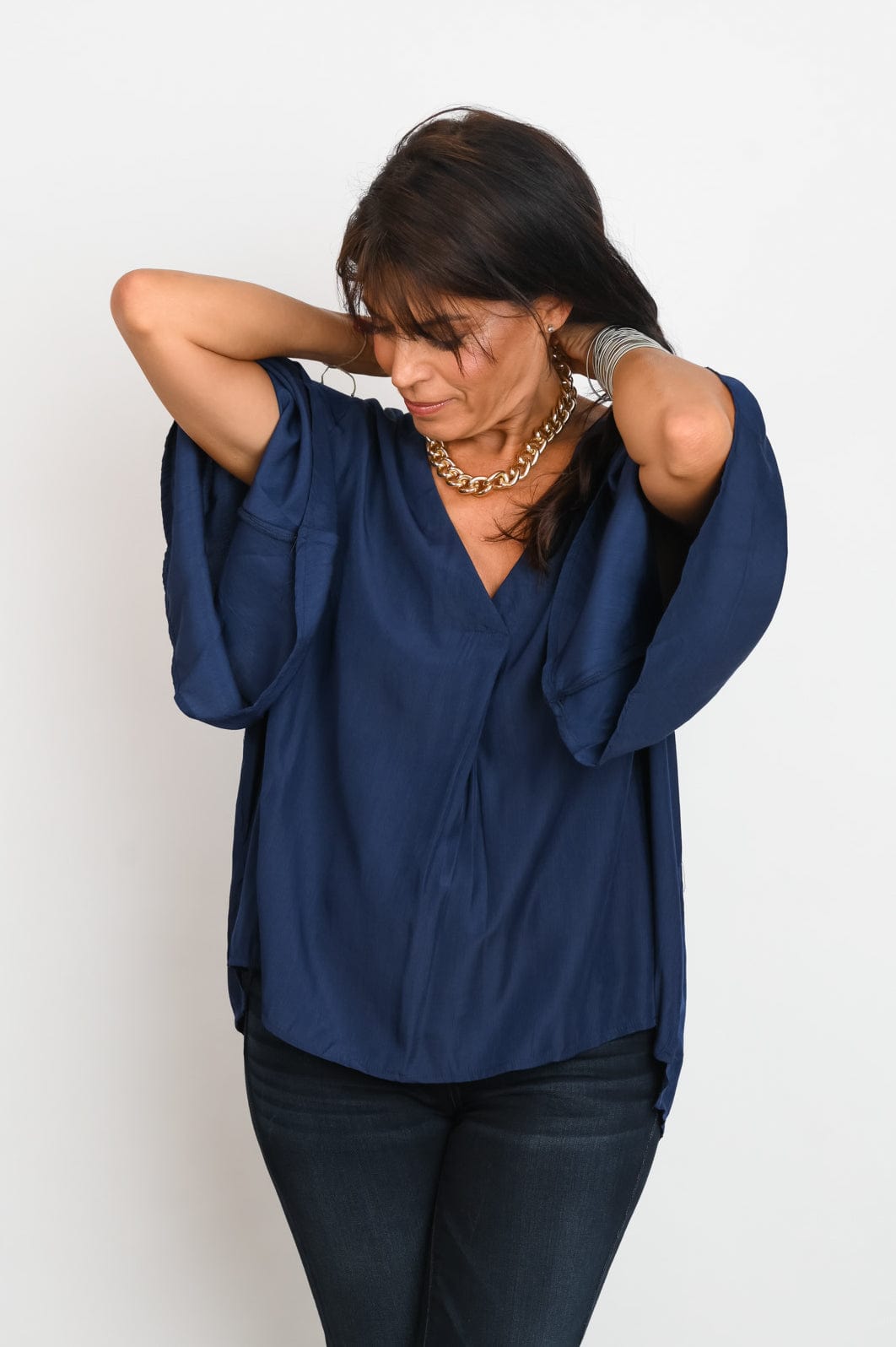 ROKE חולצה כחולה image 8