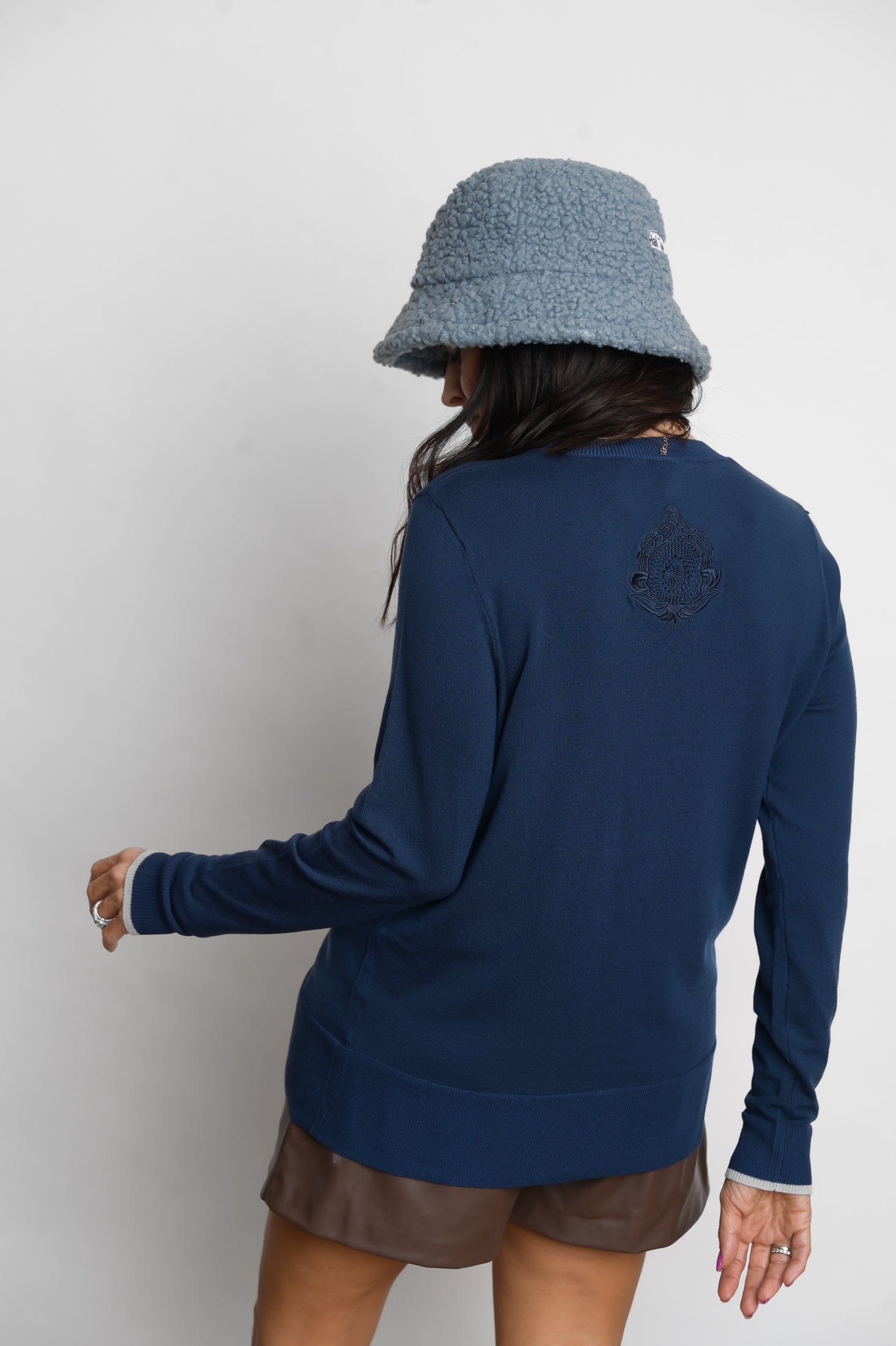 KASOSS  סריג כחול קלאסי image 6