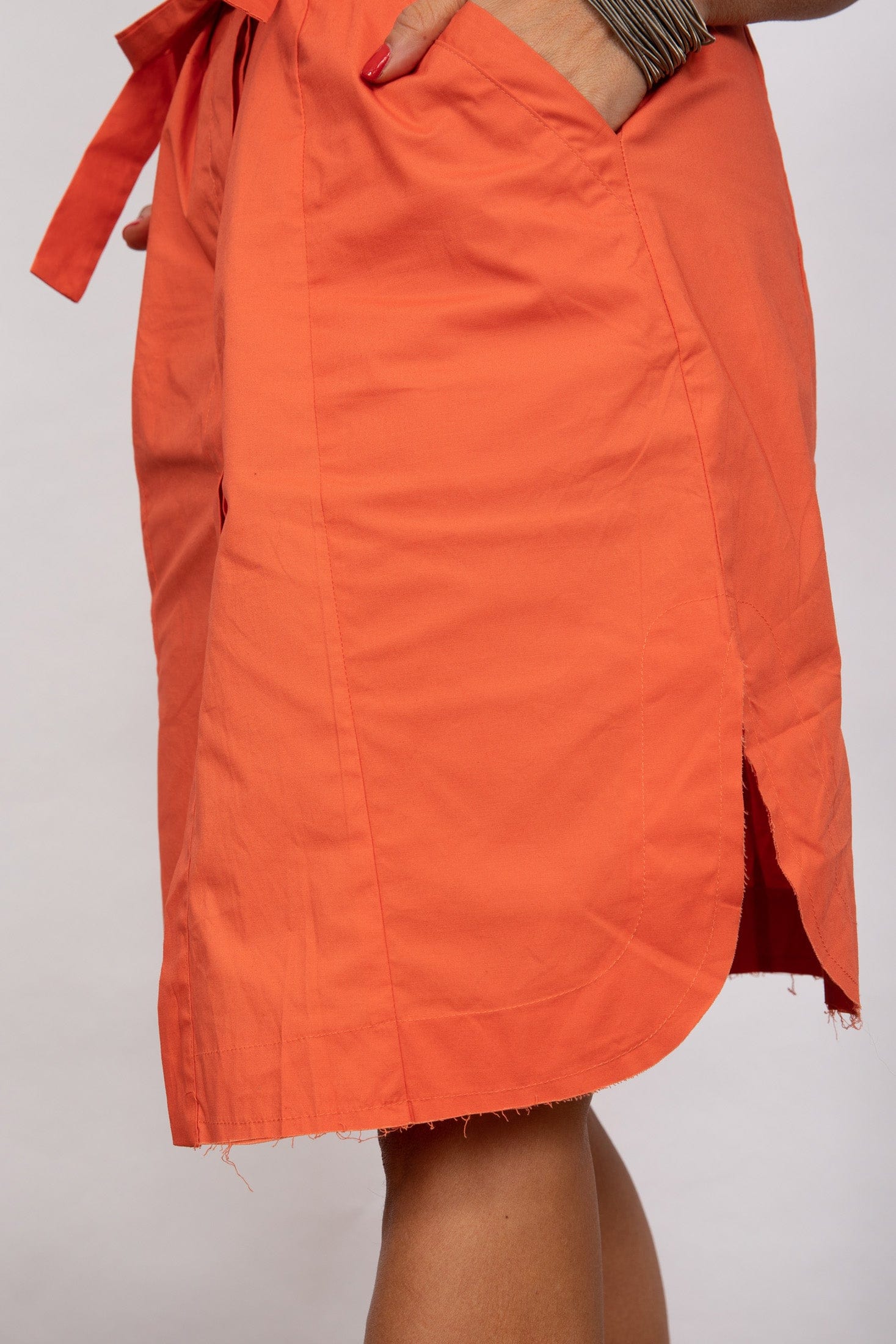 MAIA שמלה מיני כתומה image 5