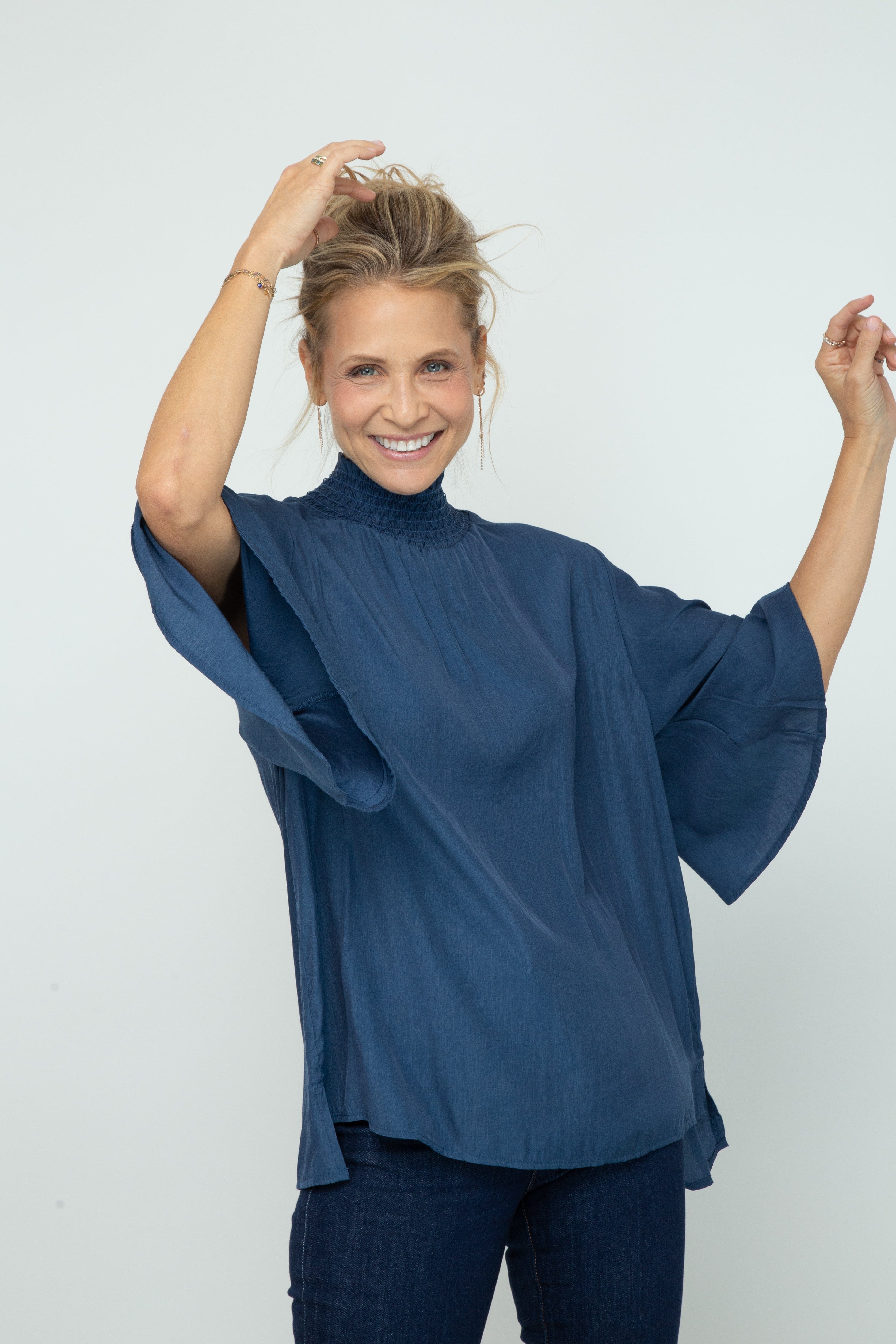 ATHENA NEW חולצה כחולה image 2