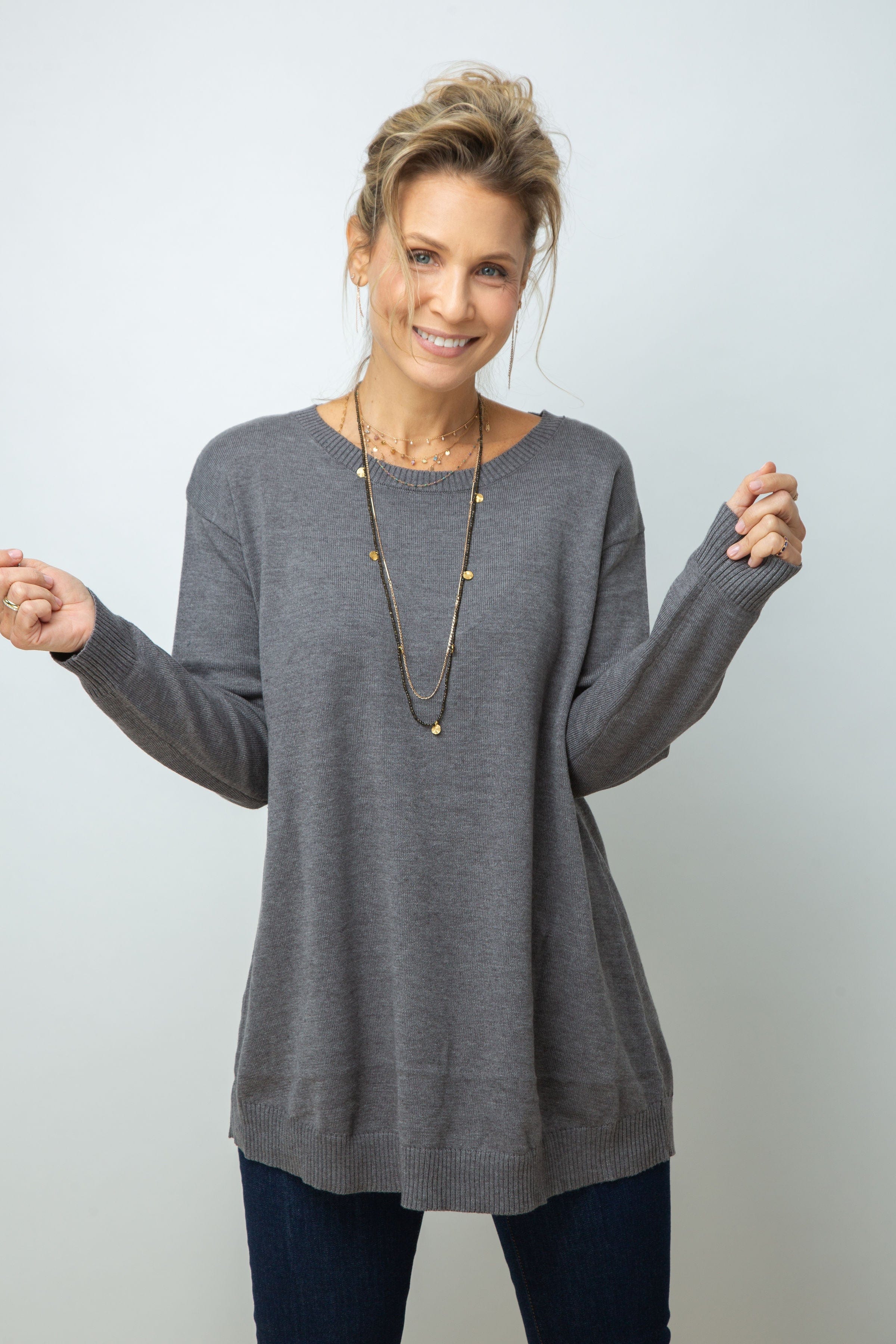 ASPEN סריג אפור image 5