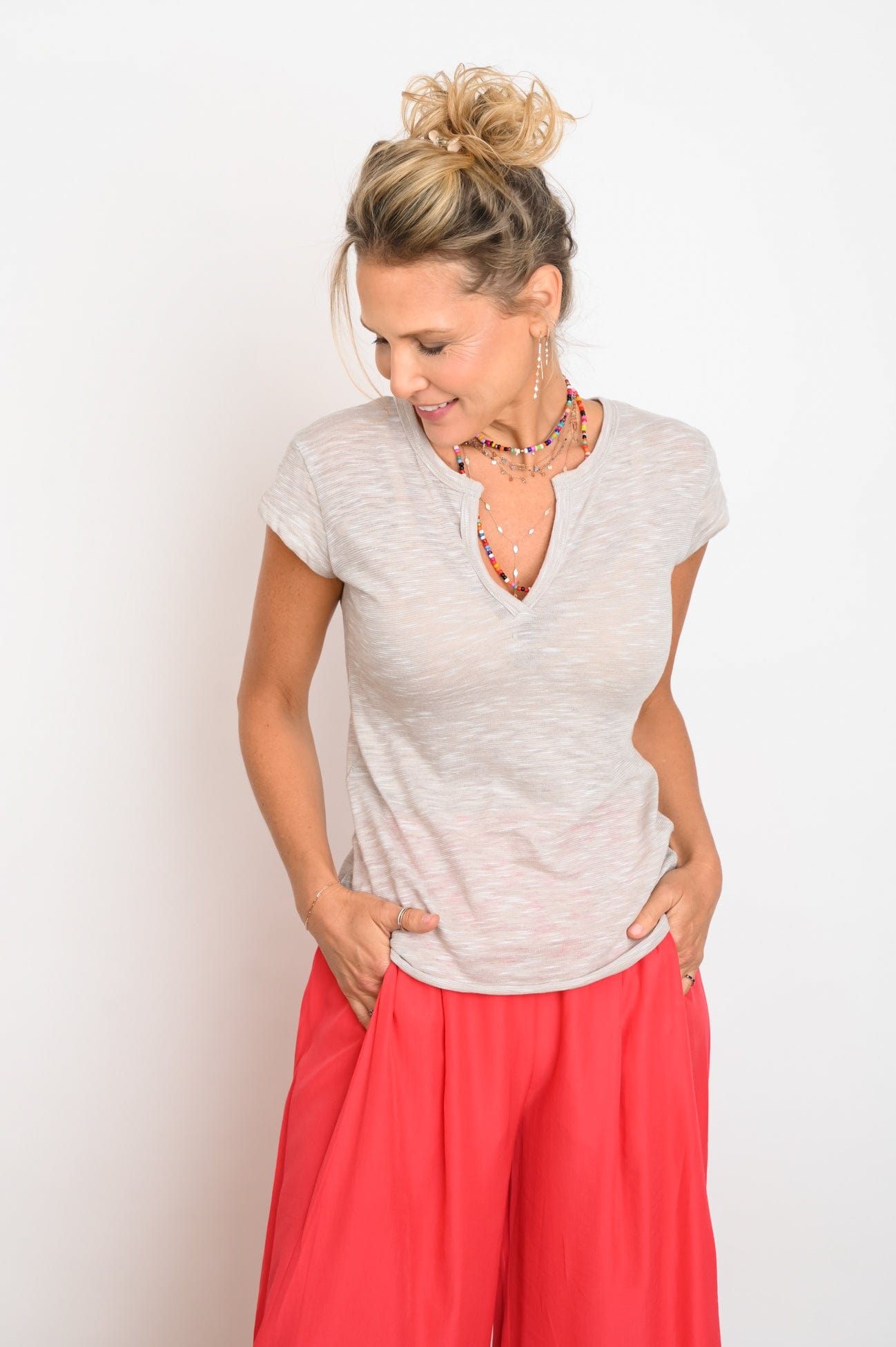 DAY חולצה ביסיק צמודה image 3