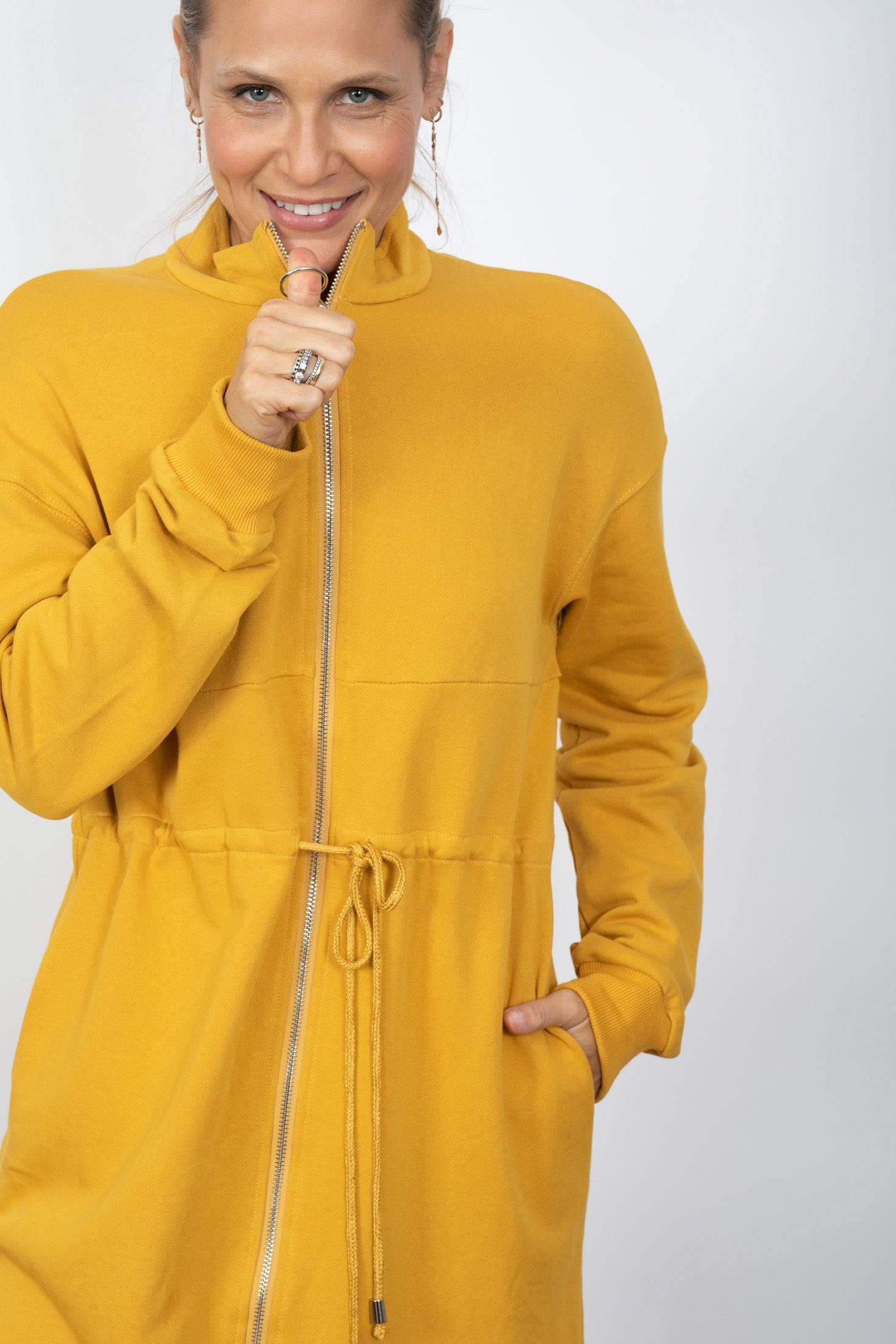 MELON עליונית טרנינג חרדל image 5