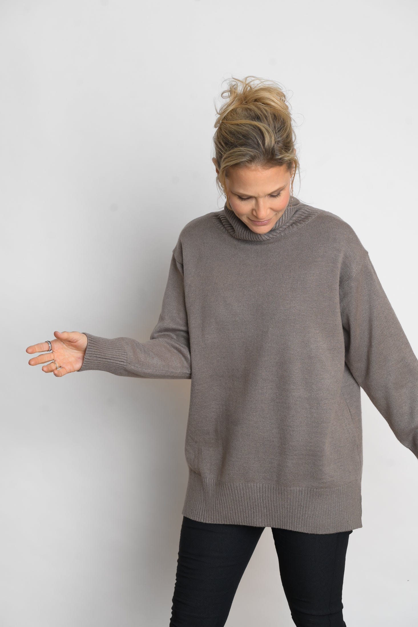 SYMI סריג גולף חאקי image 6