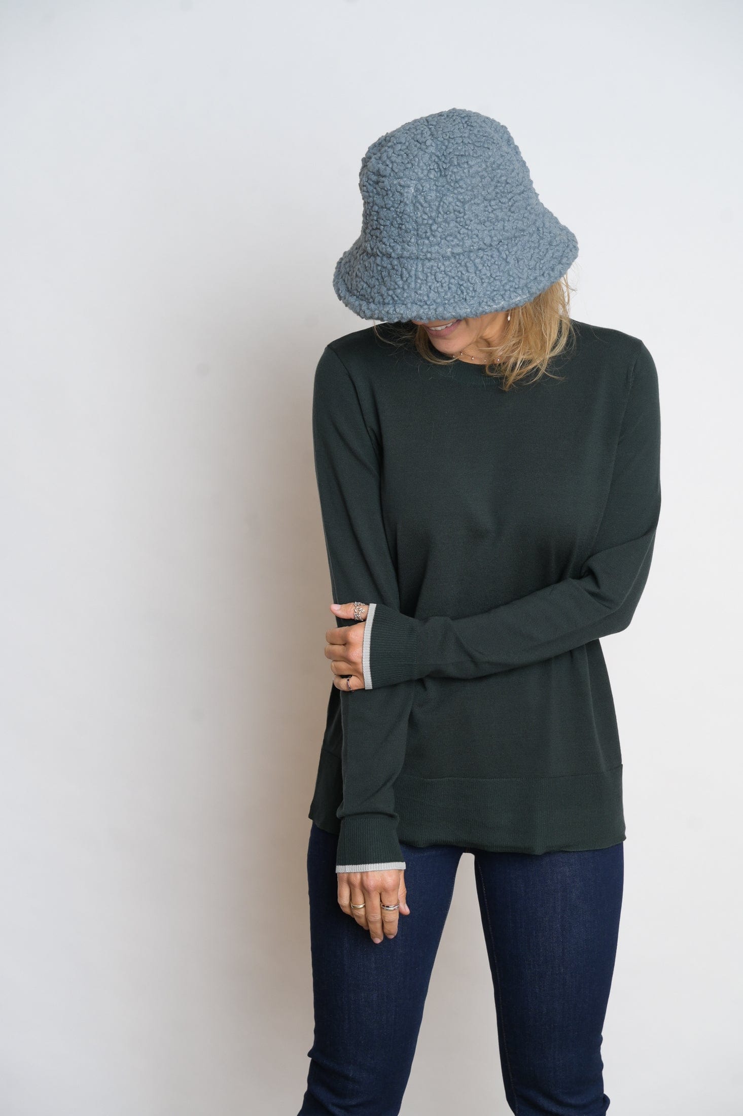 KASOSS  סריג ירוק קלאסי image 2