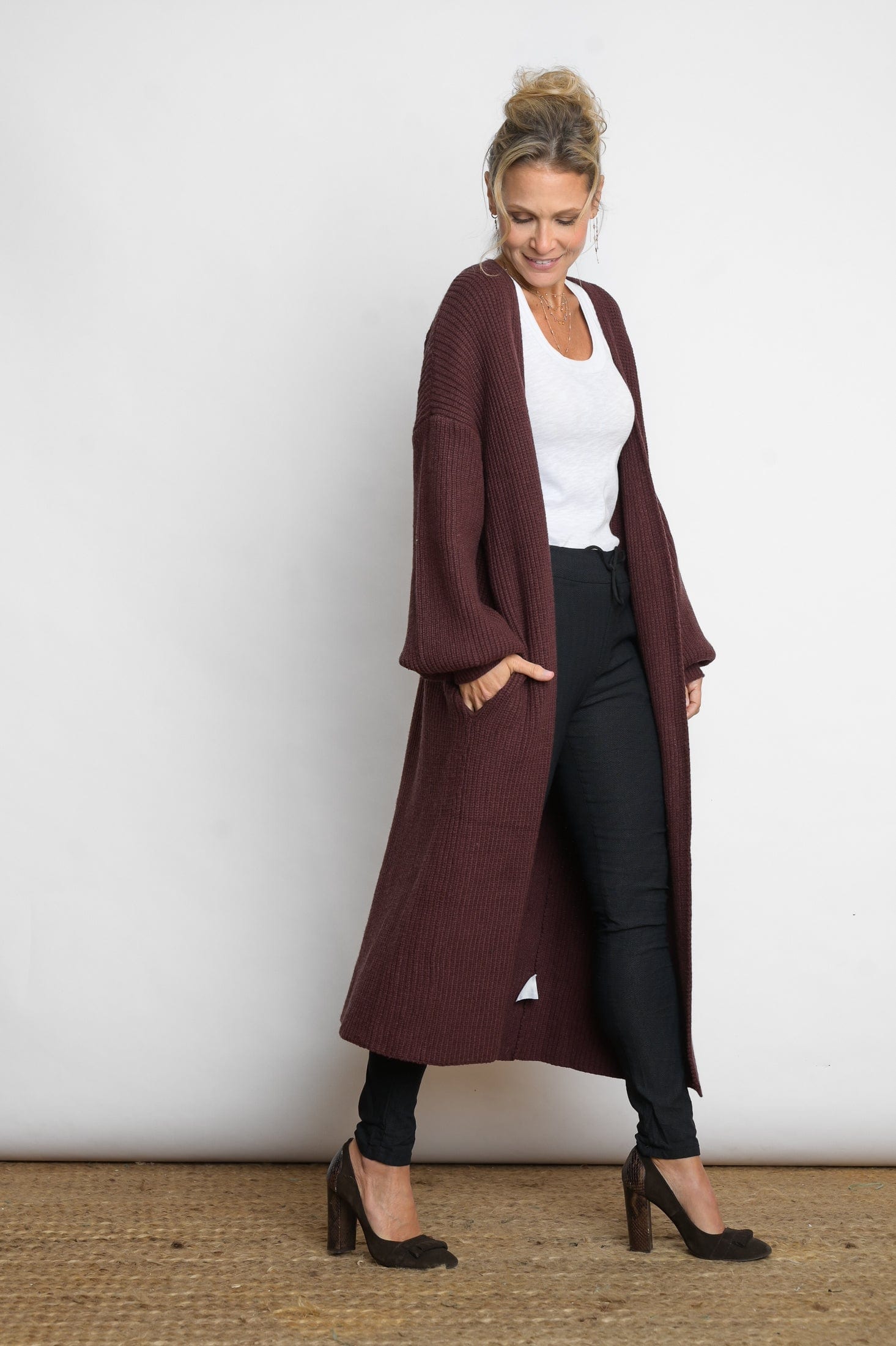 MILOS עליונית סריג חומה image 7