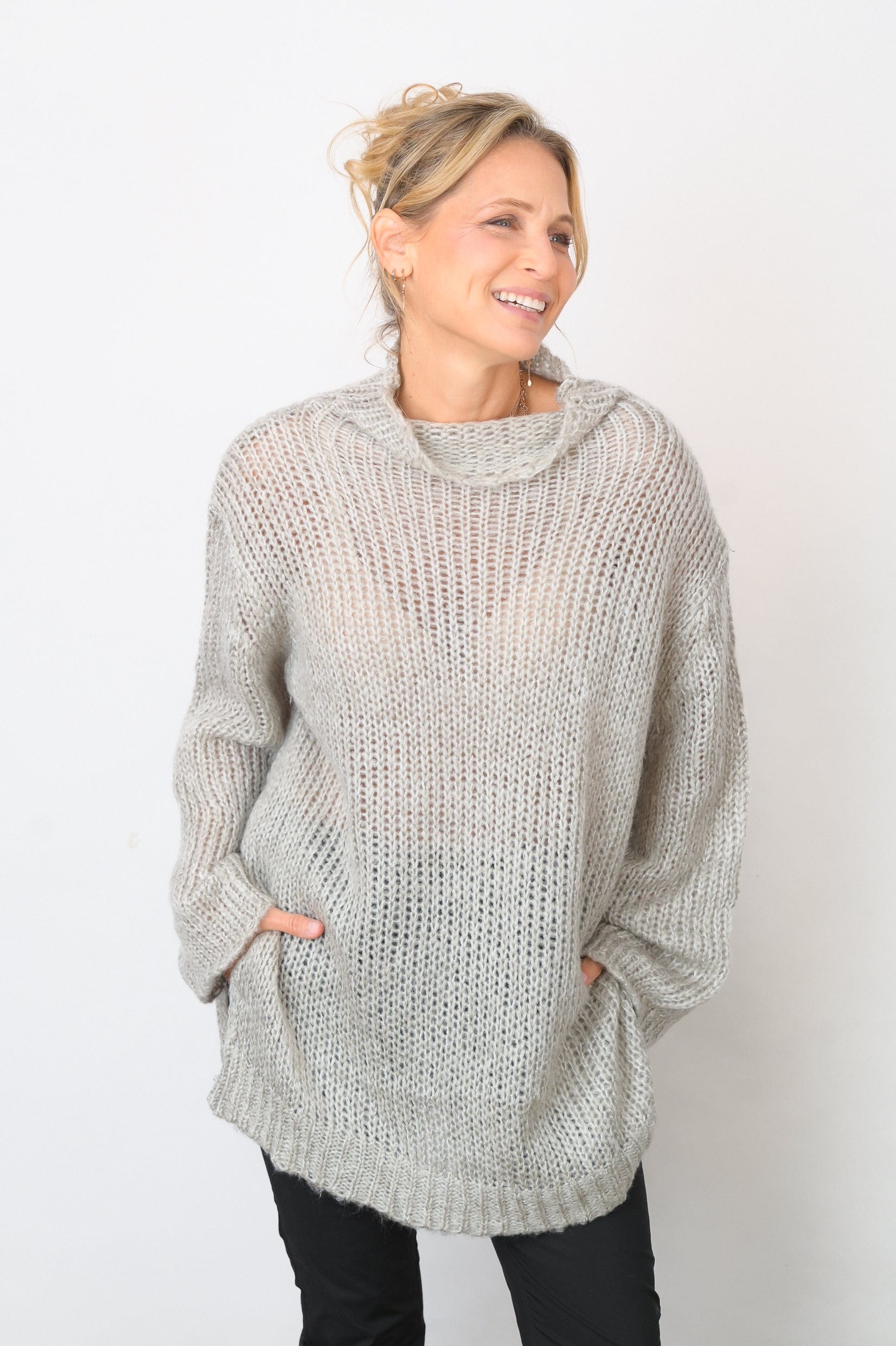 KEA  טוניקה אוברסייז אפור בהיר image 0