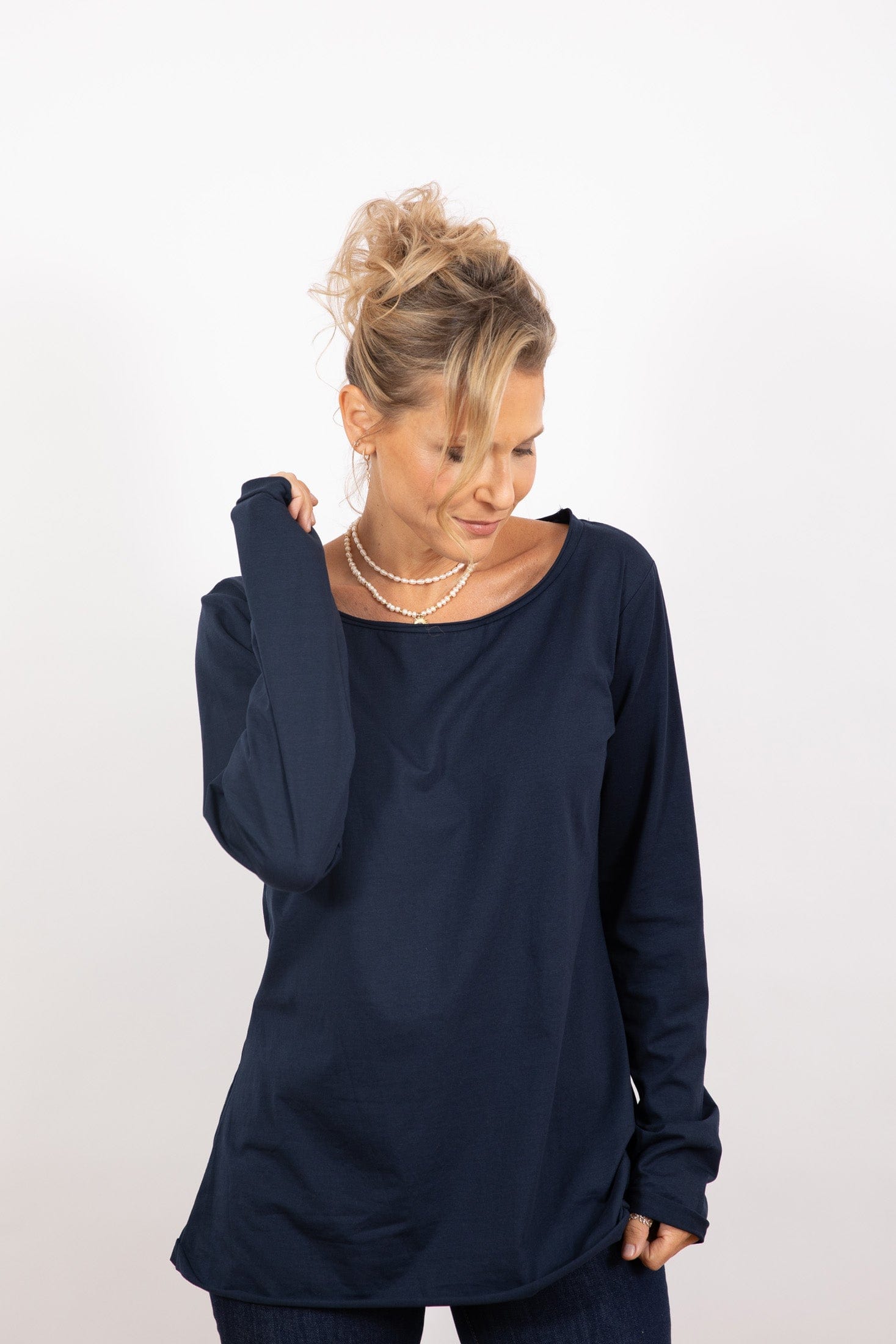 S SHIRT  חולצה כחולה image 5