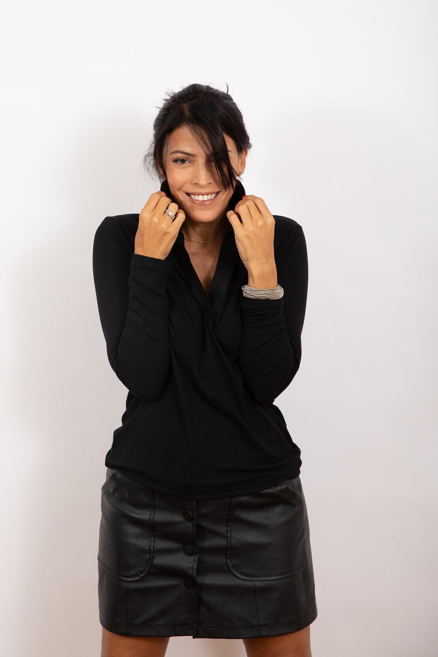 I SHIRT  חולצה שחורה image 6