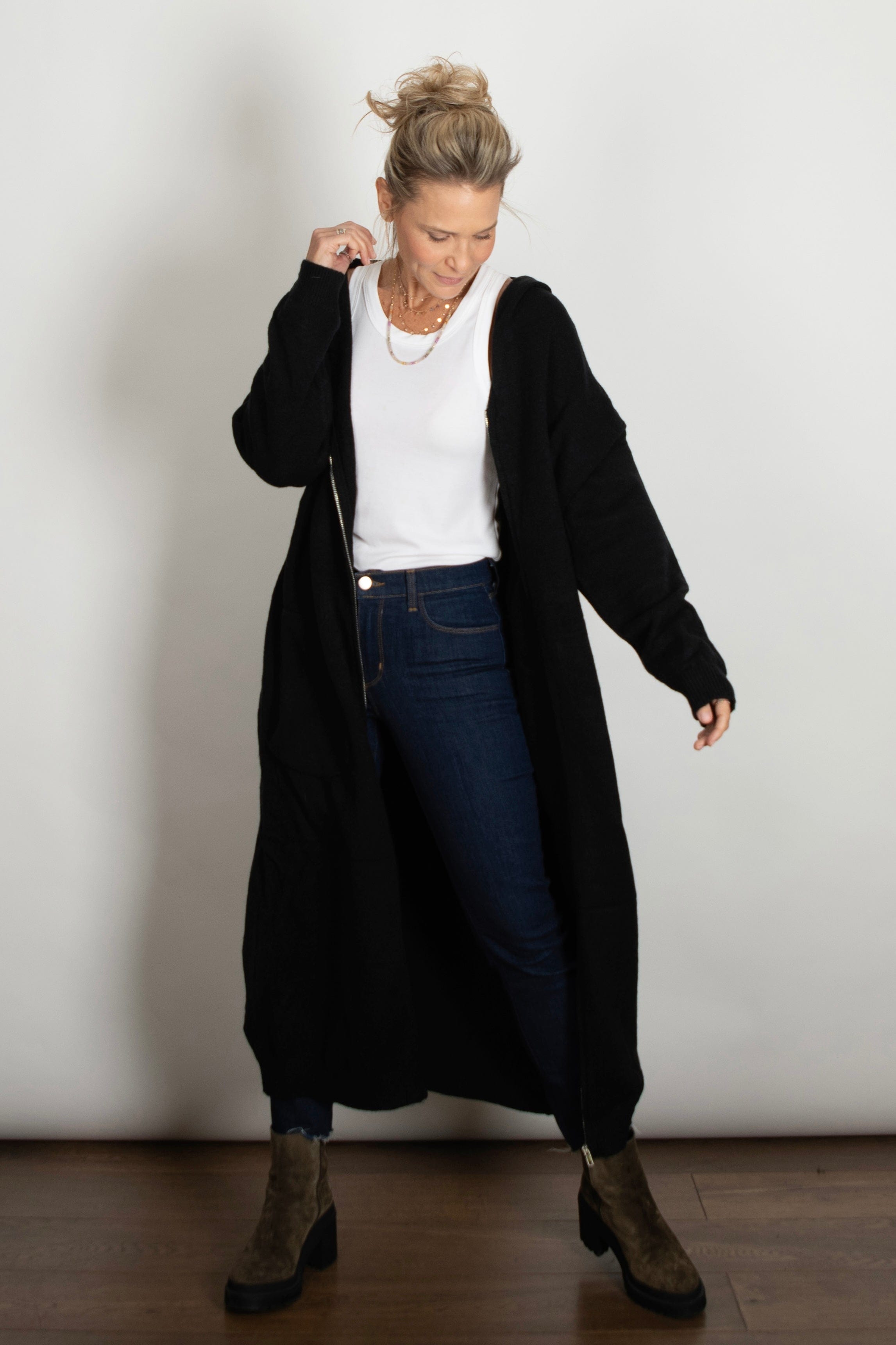 BEYONCE עליונית סריג שחורה image 3