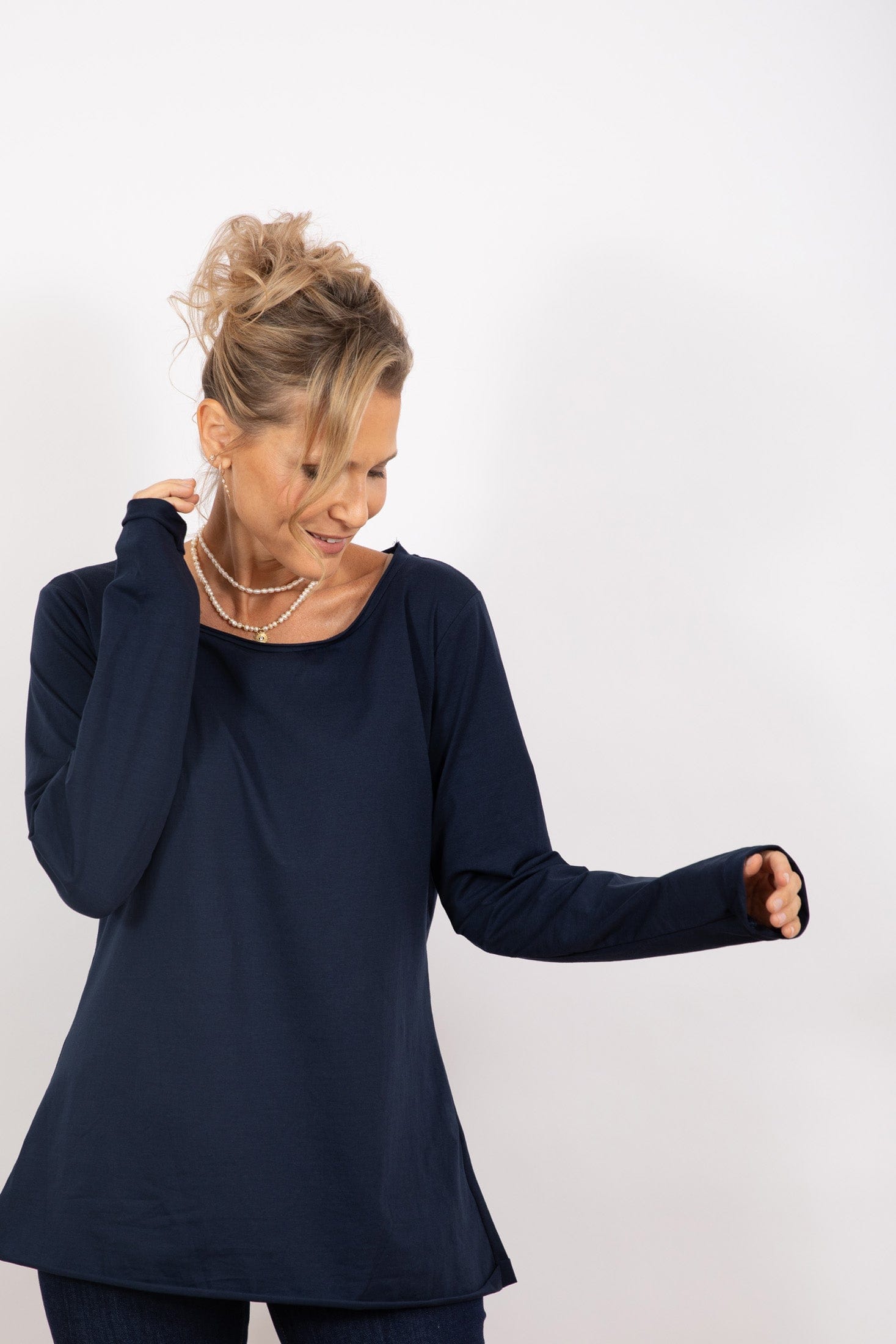 S SHIRT  חולצה כחולה image 3