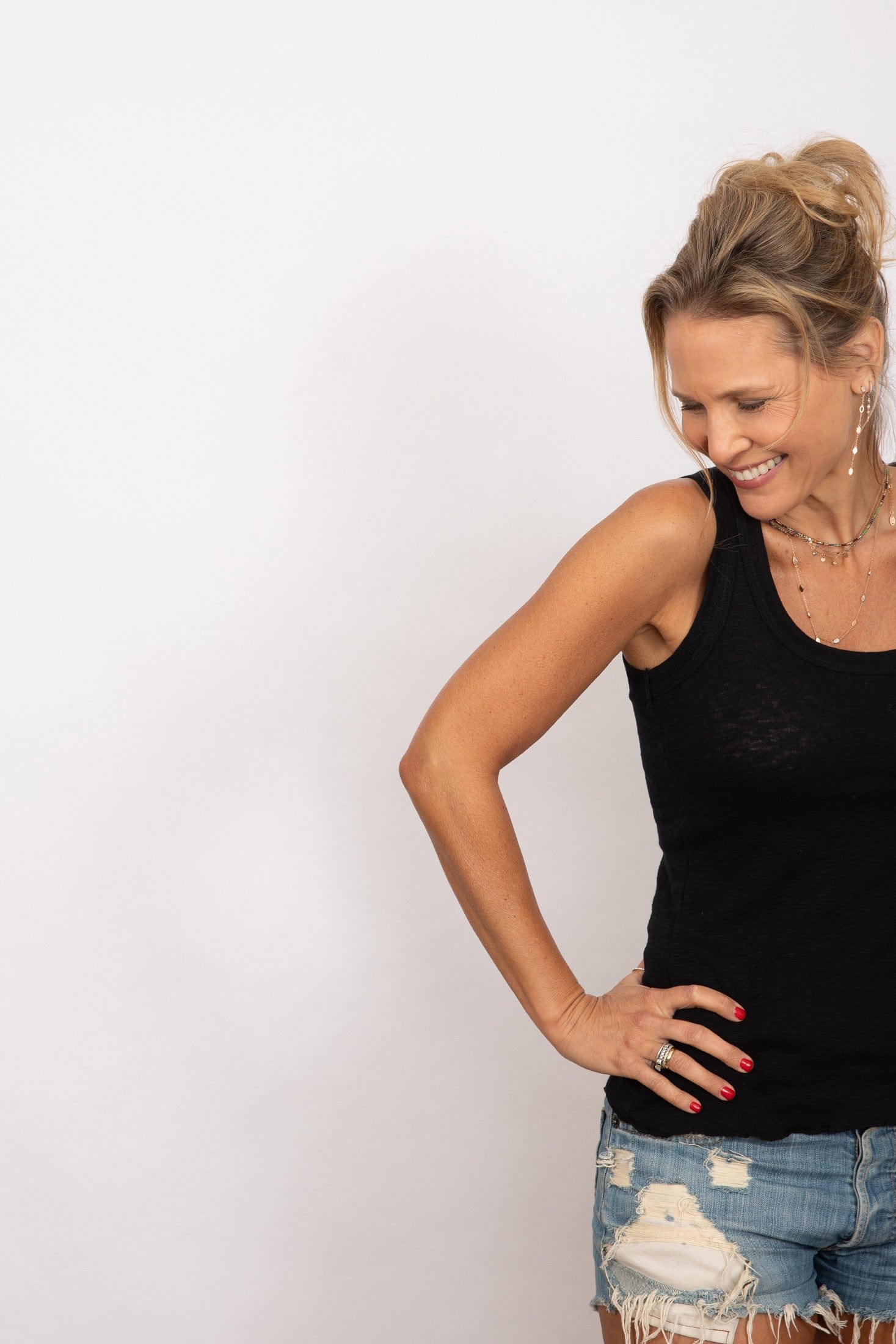 ARES גופייה ביסייק שחורה image 1