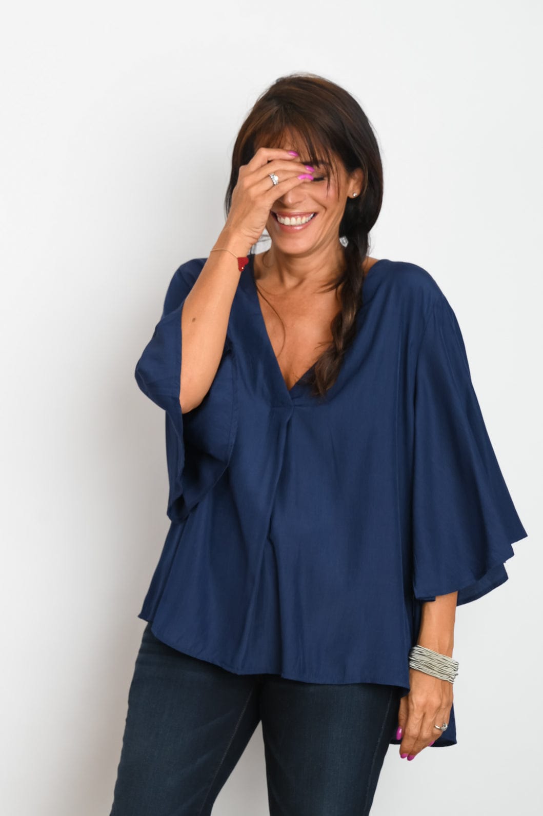 ROKE חולצה כחולה image 0