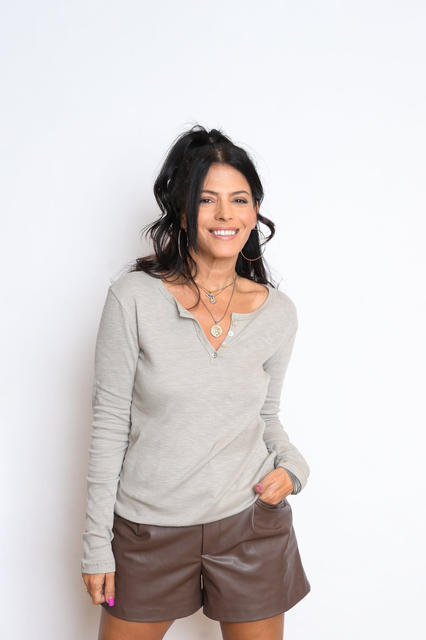 G SHIRT חולצת כפתורים image 4