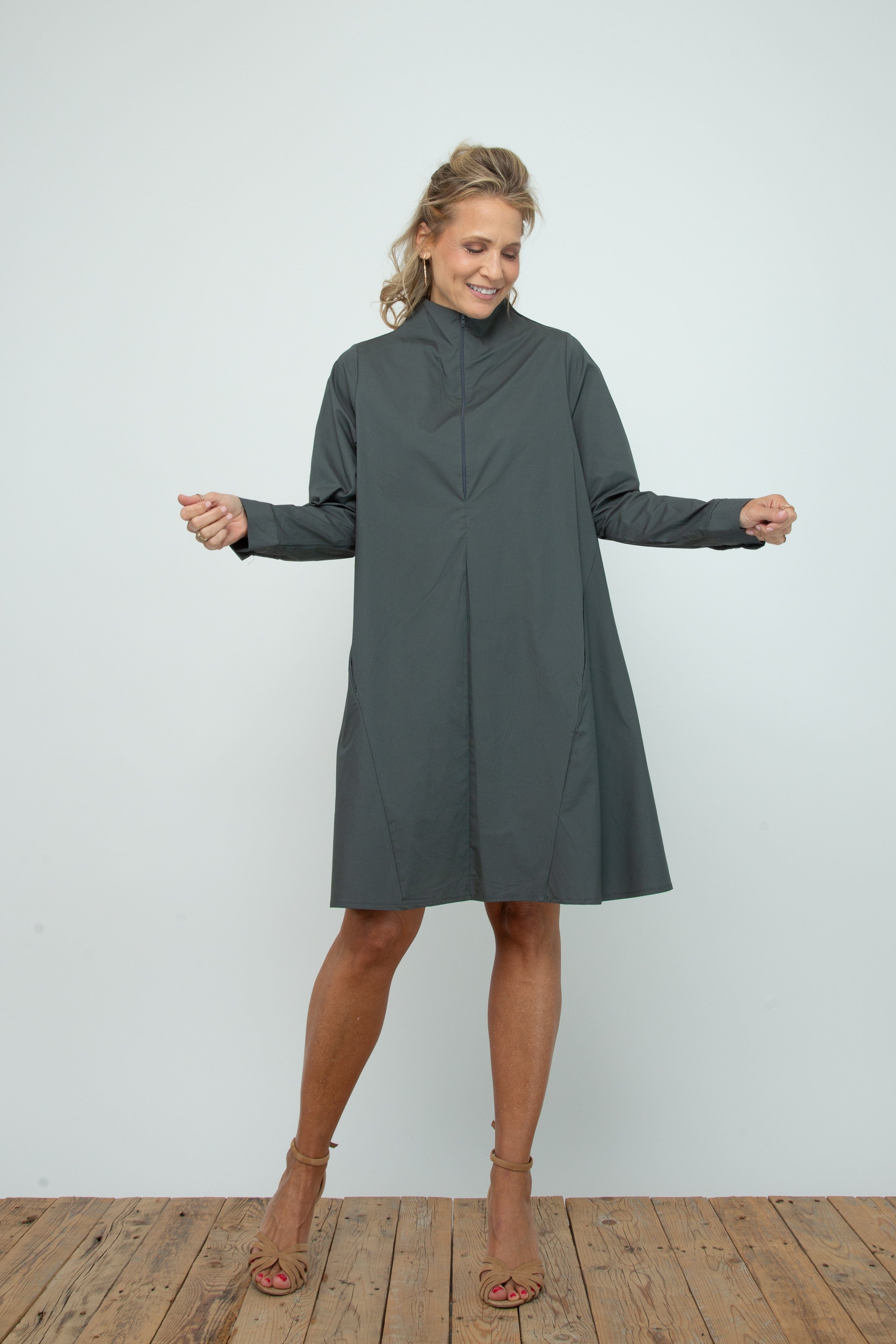 TWO שמלה רוכסן  image 2