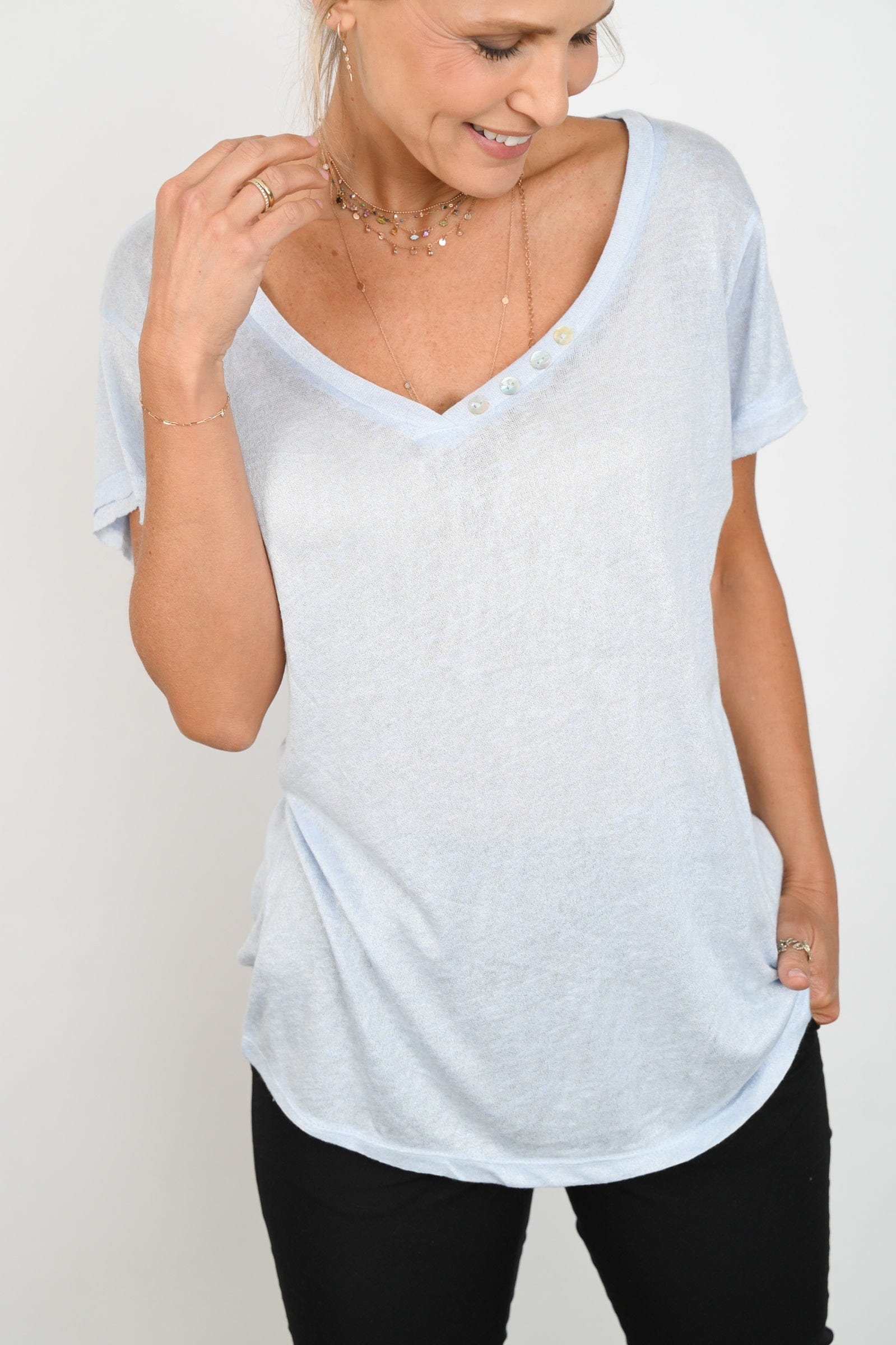 STREET חולצה תכלת image 0