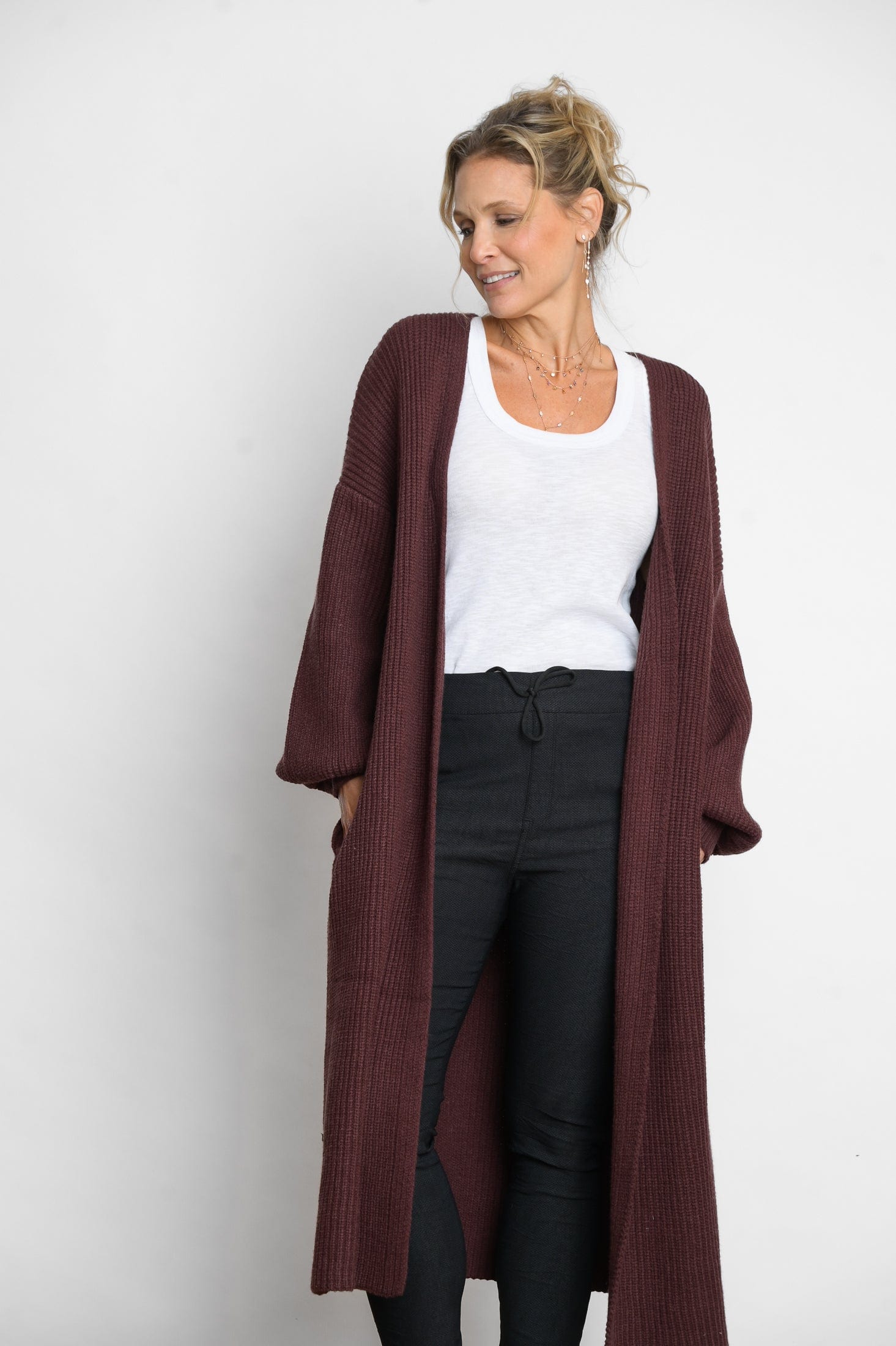 MILOS עליונית סריג חומה image 3