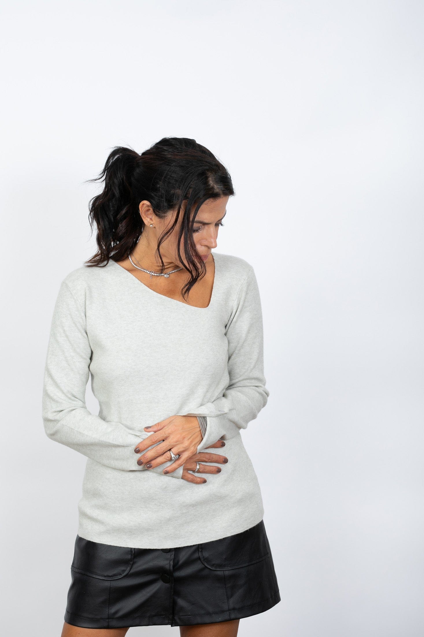 FRESSIA  סריג מעוצב בהיר image 4