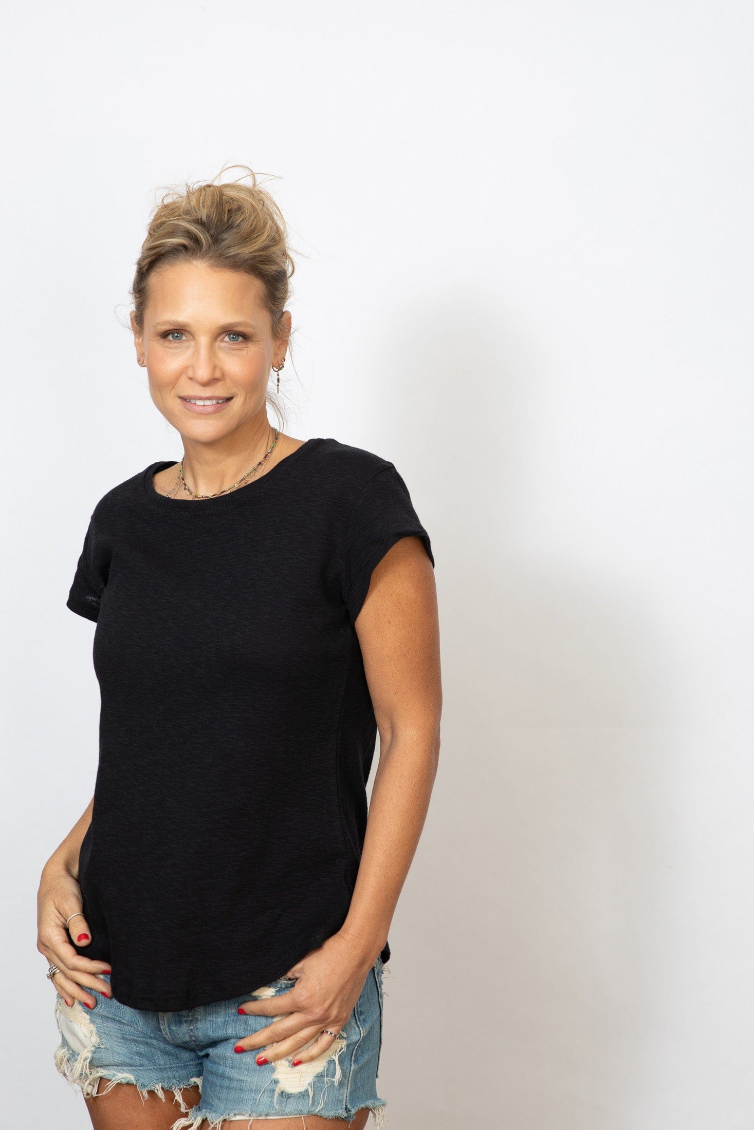 MARS  חולצה בייסיק שחורה image 8