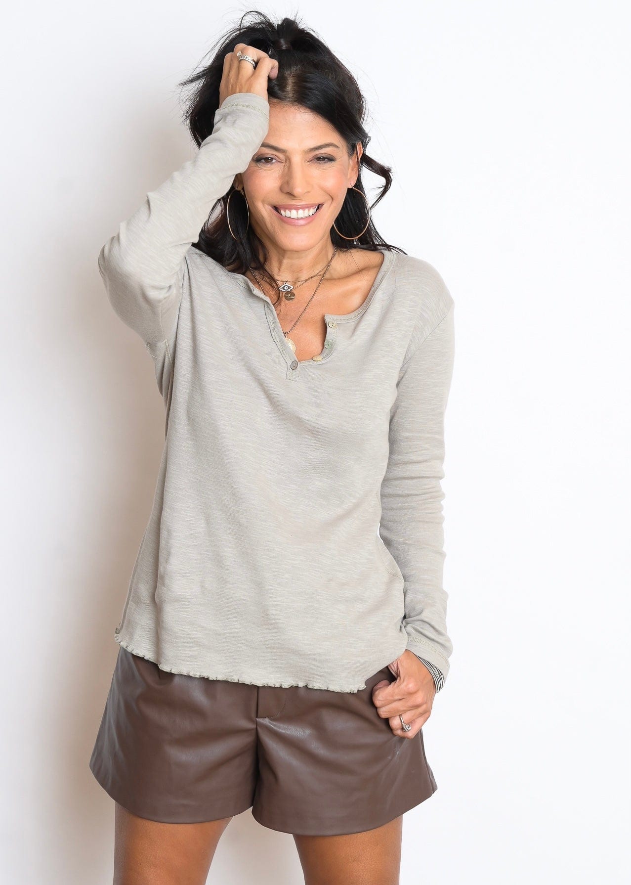 G SHIRT חולצת כפתורים image 0