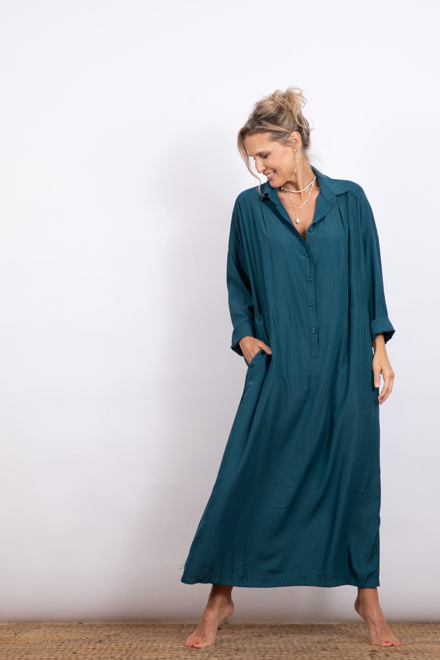 DEMON שמלת גלבייה מקסי image 2