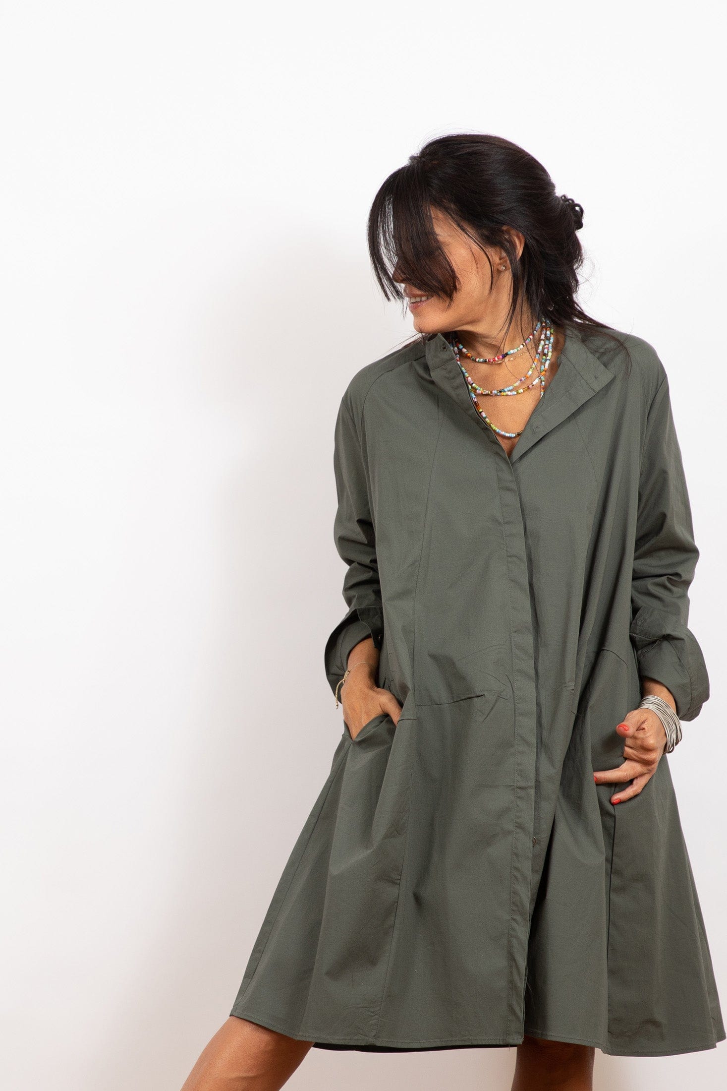 C DREES שמלה ג'קט אוברסייז image 7