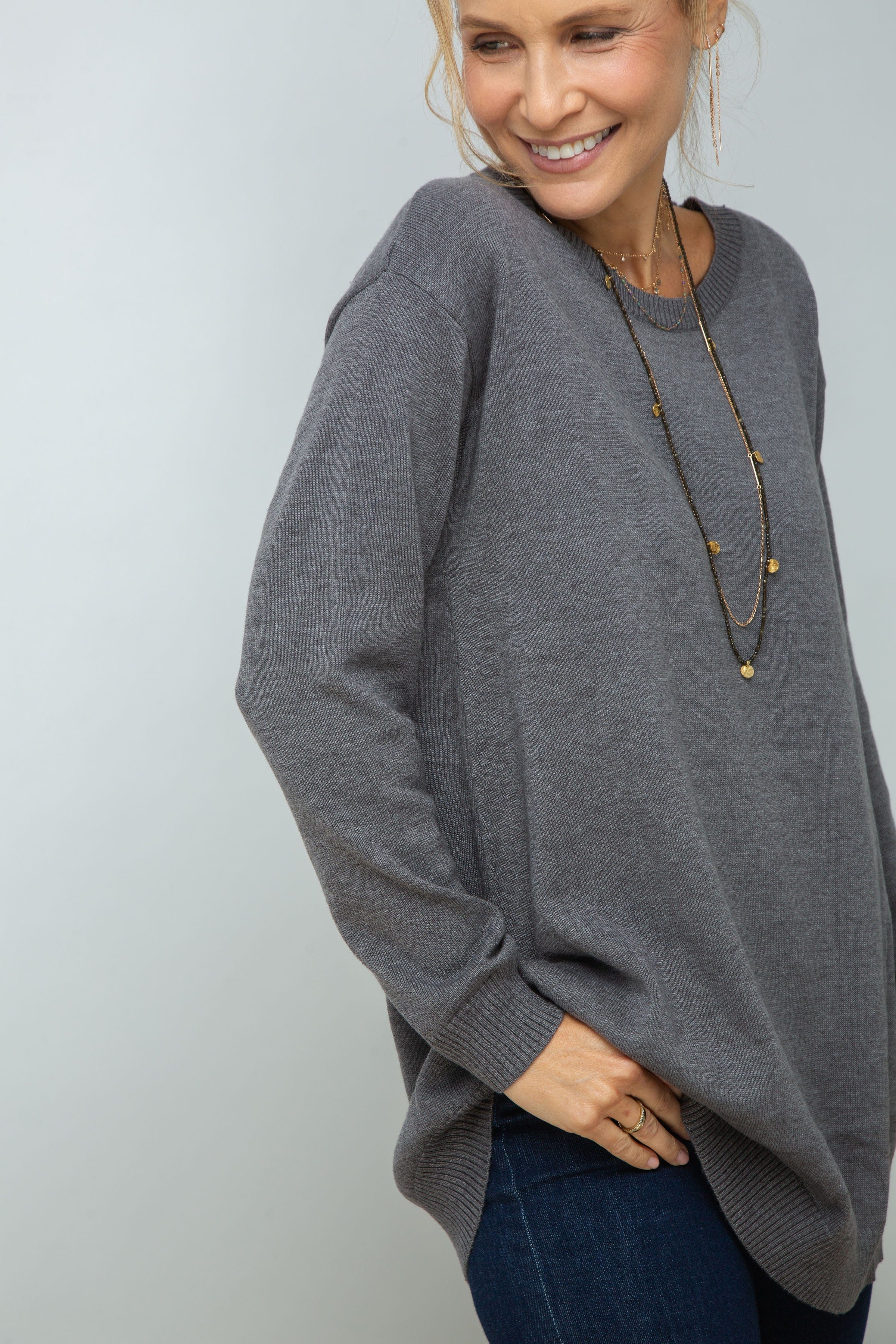 ASPEN סריג אפור image 2