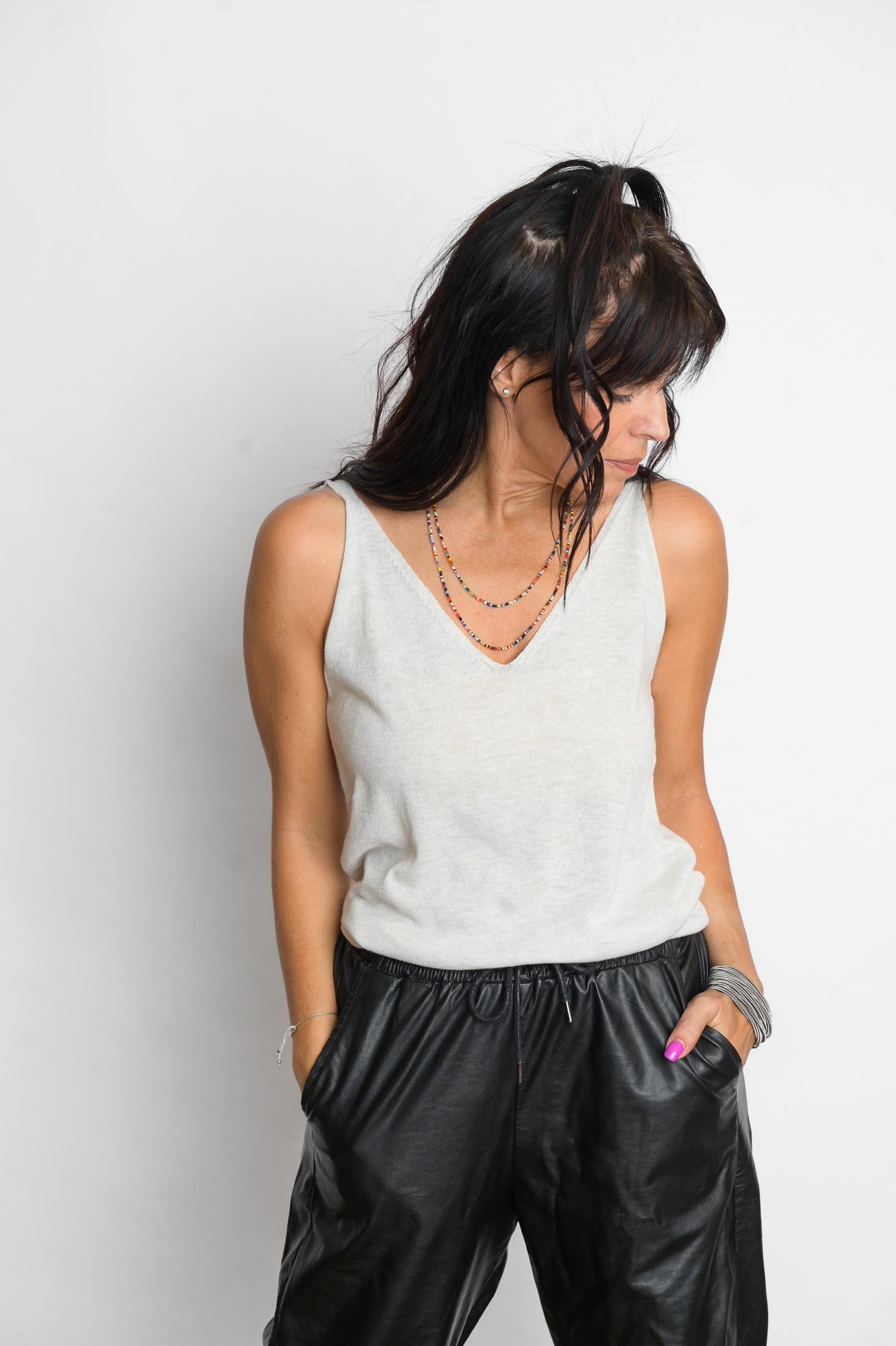 LEMNOS גופיית סריג image 7