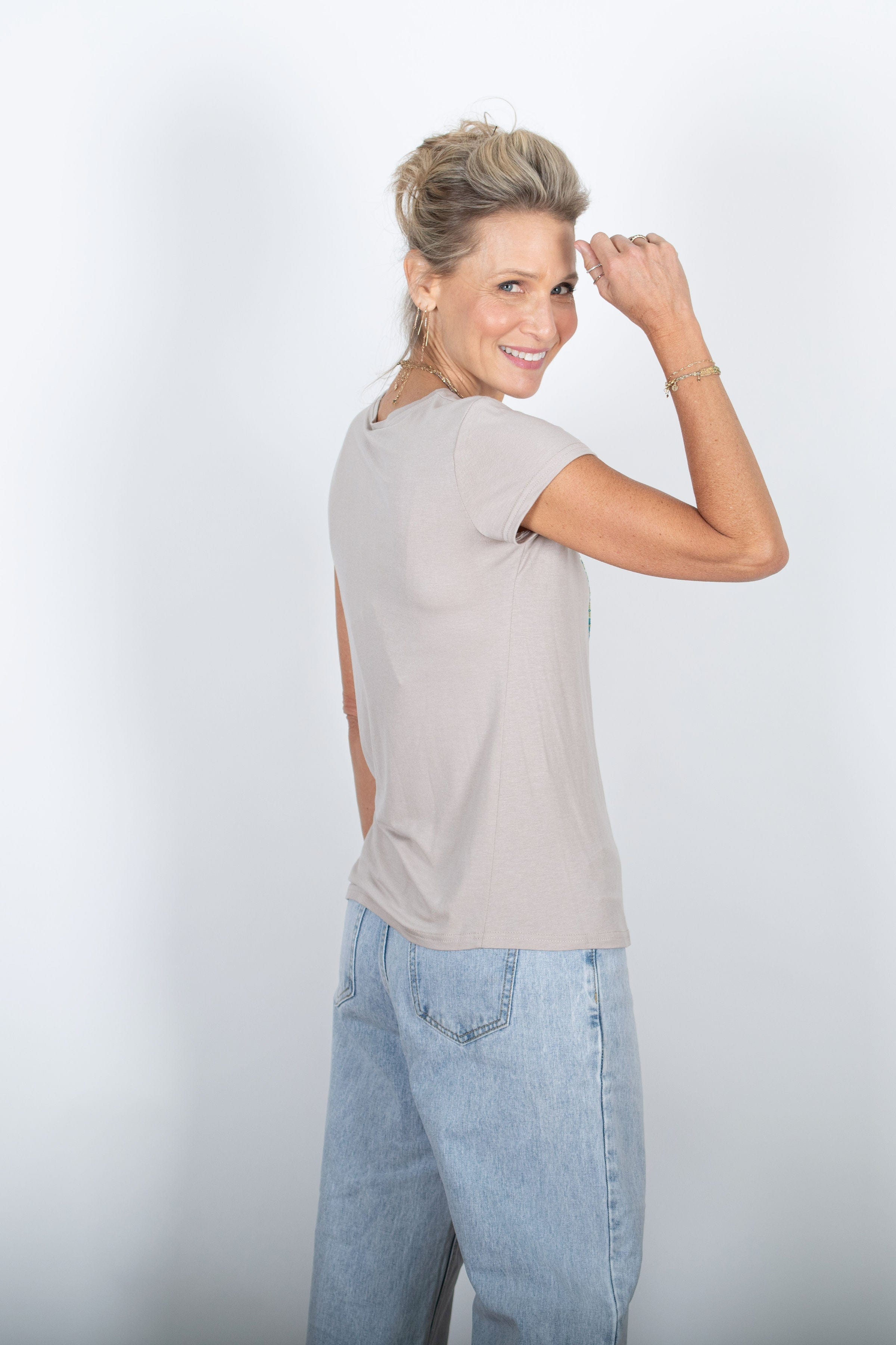 NIR חולצה קאמל בייסיק image 6