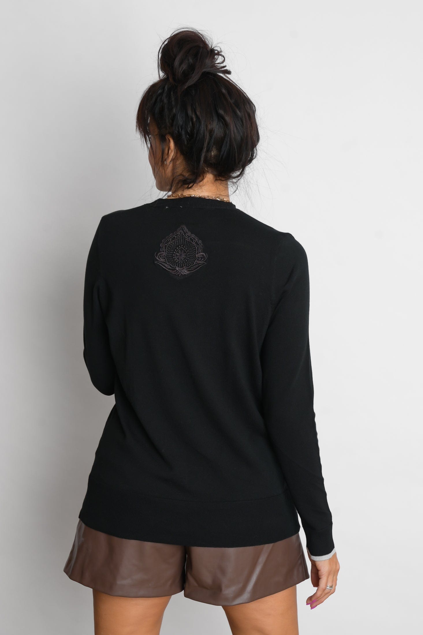 KASOSS  סריג שחור קלאסי image 11