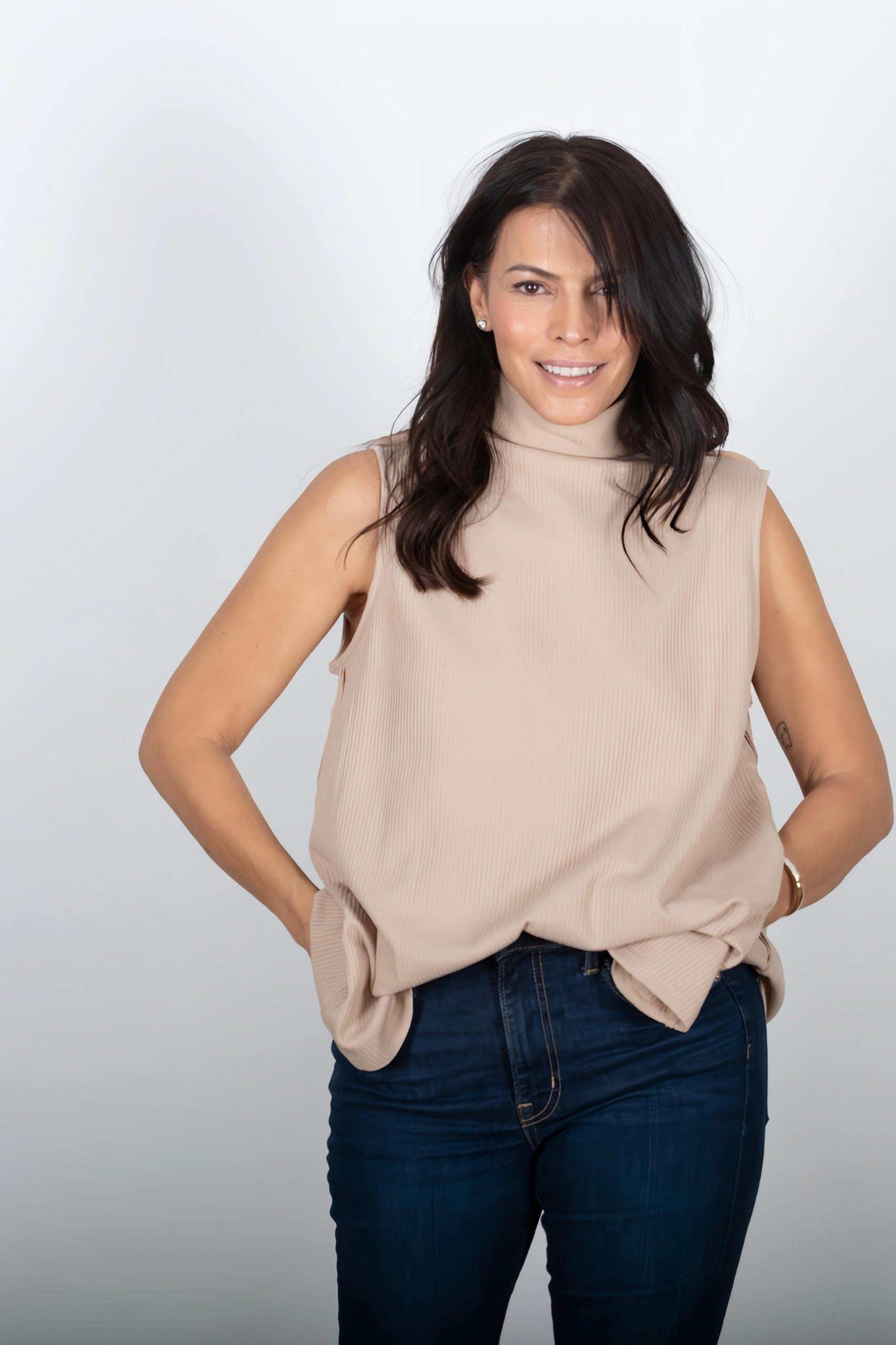 NOAM גופיית מיני גולף קאמל וופל image 4