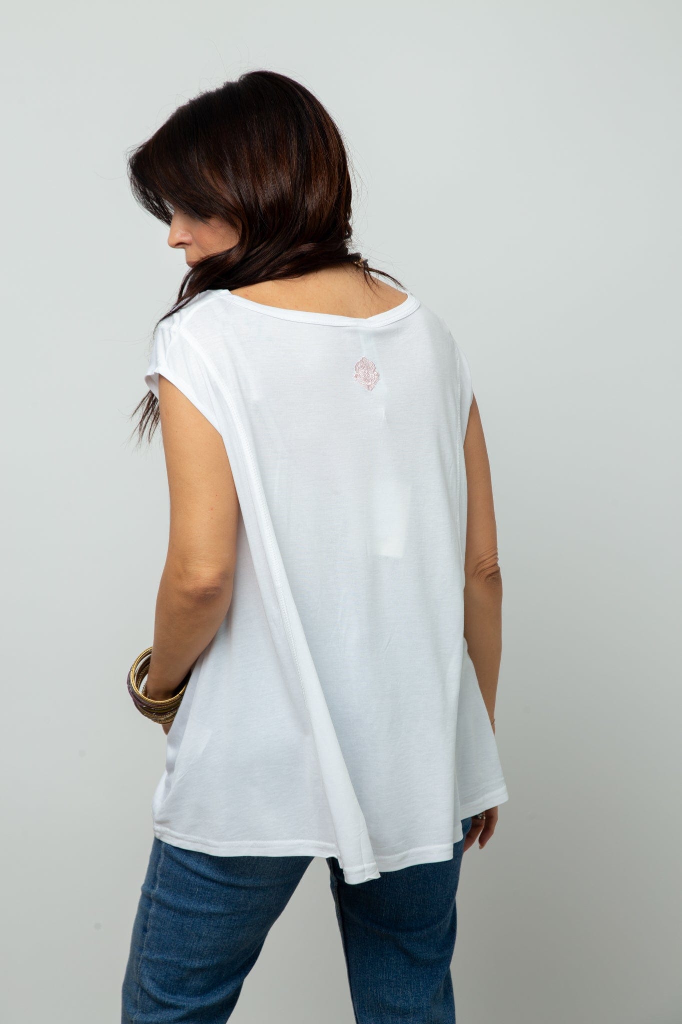 SEVEN חולצה מעוצבת לבנה image 6