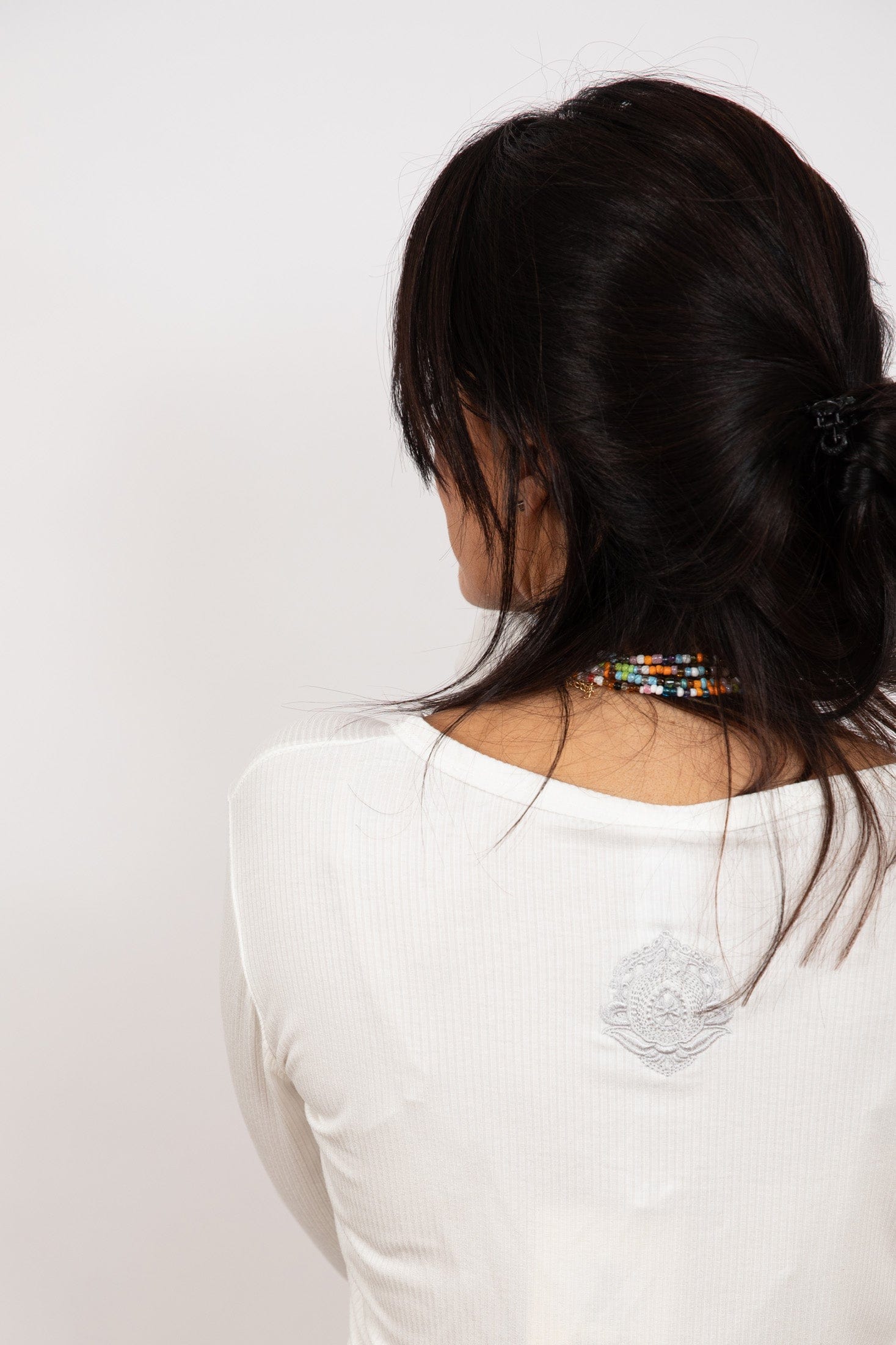 M SHIRT  חולצה לבנה בייסיק image 5