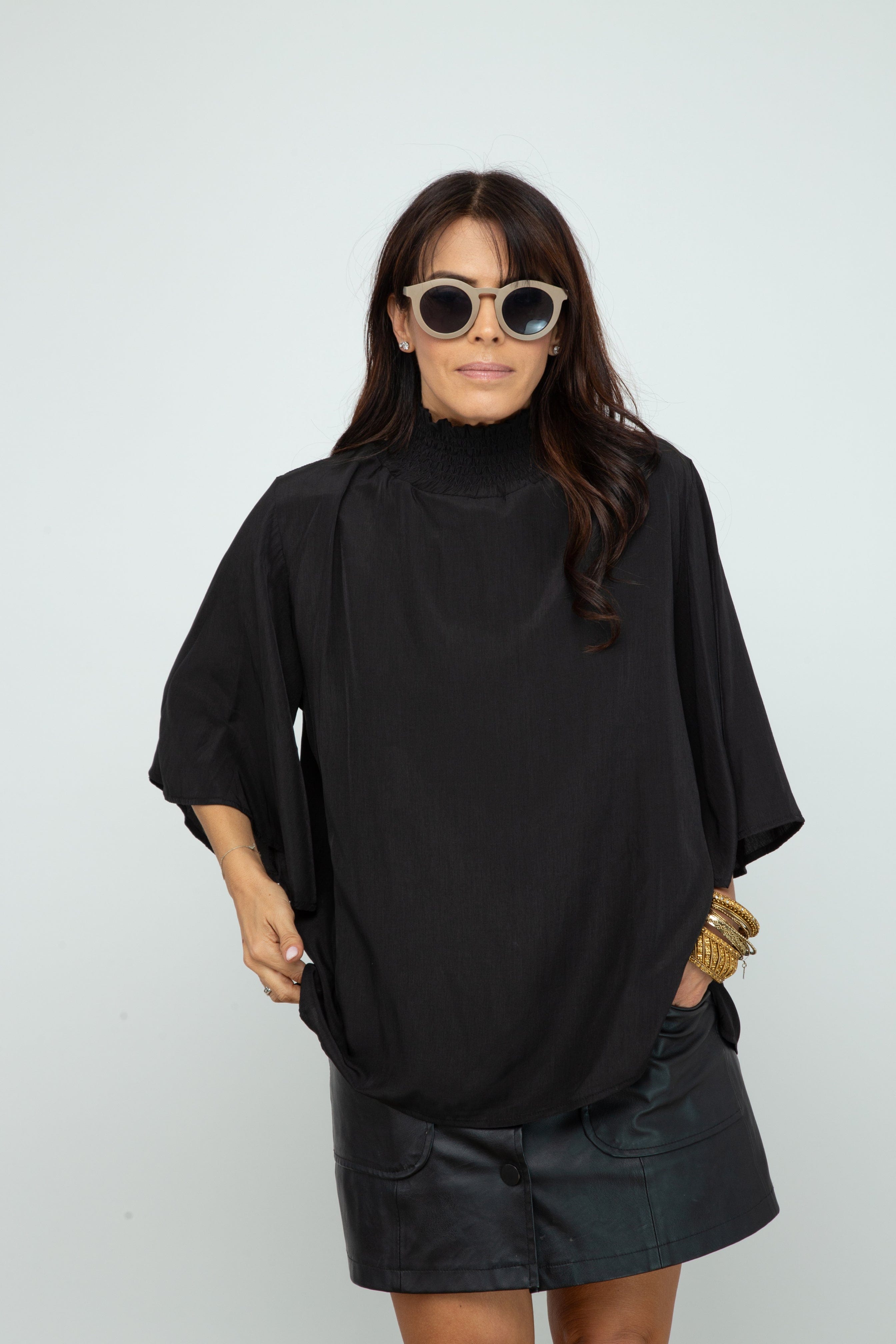 ATHENA NEW חולצה שחורה image 3