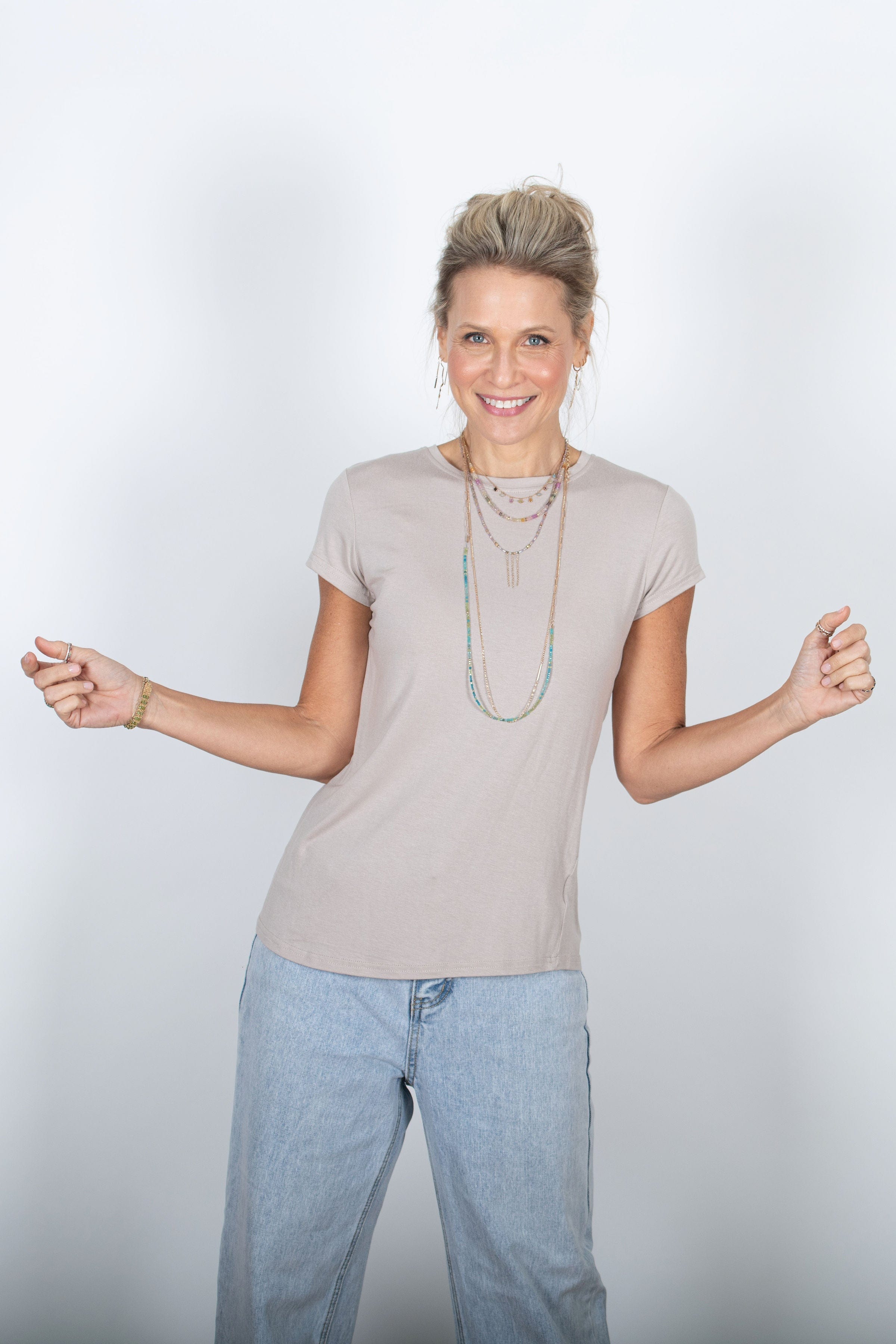 NIR חולצה קאמל בייסיק image 4