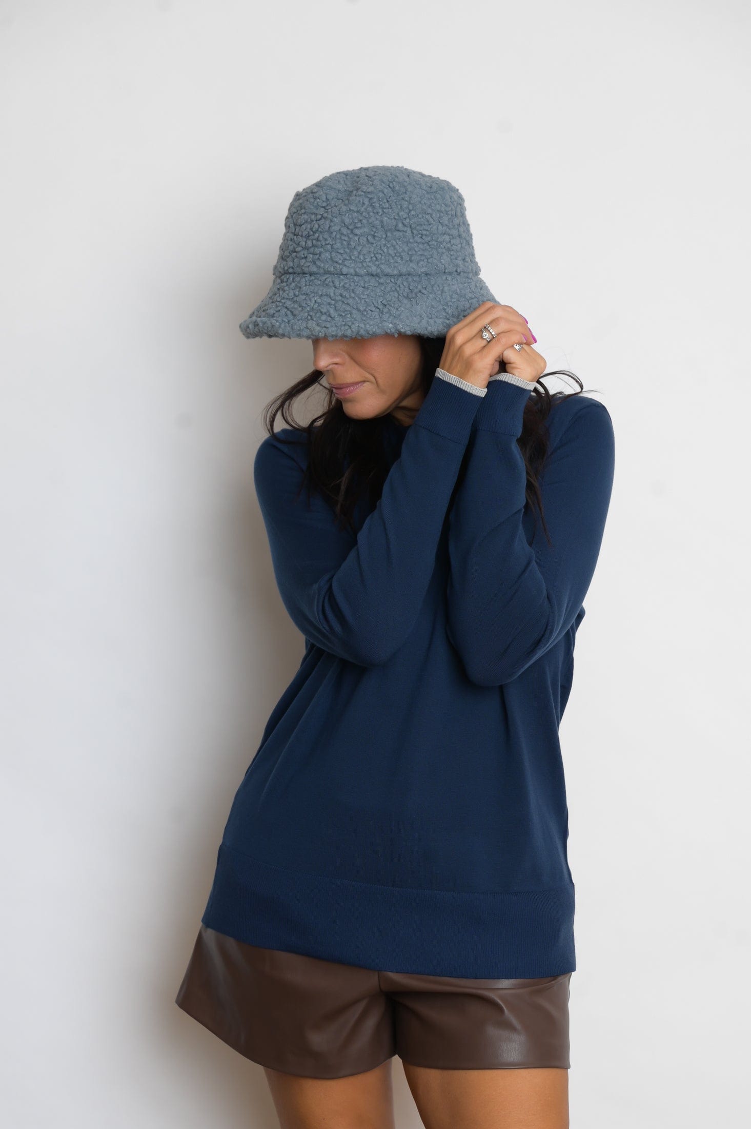 KASOSS  סריג כחול קלאסי image 8