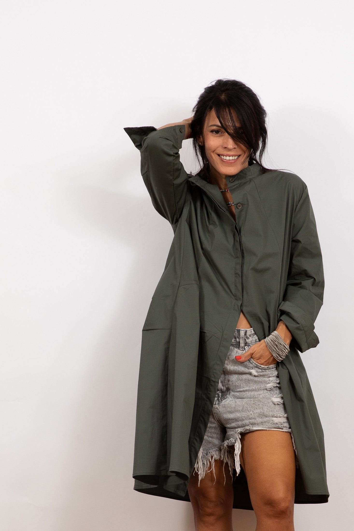 C DREES שמלה ג'קט אוברסייז image 13