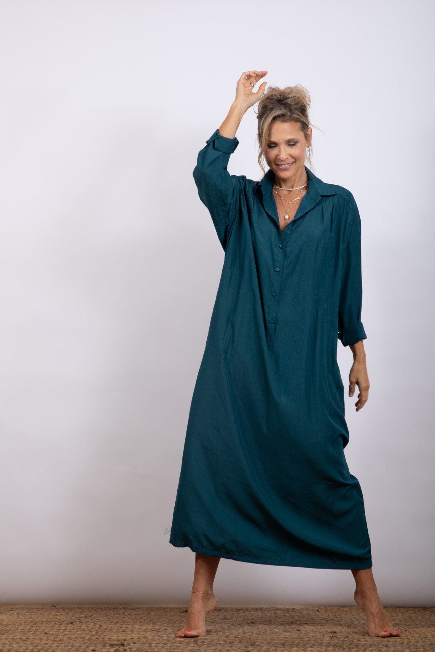 DEMON שמלת גלבייה מקסי image 3