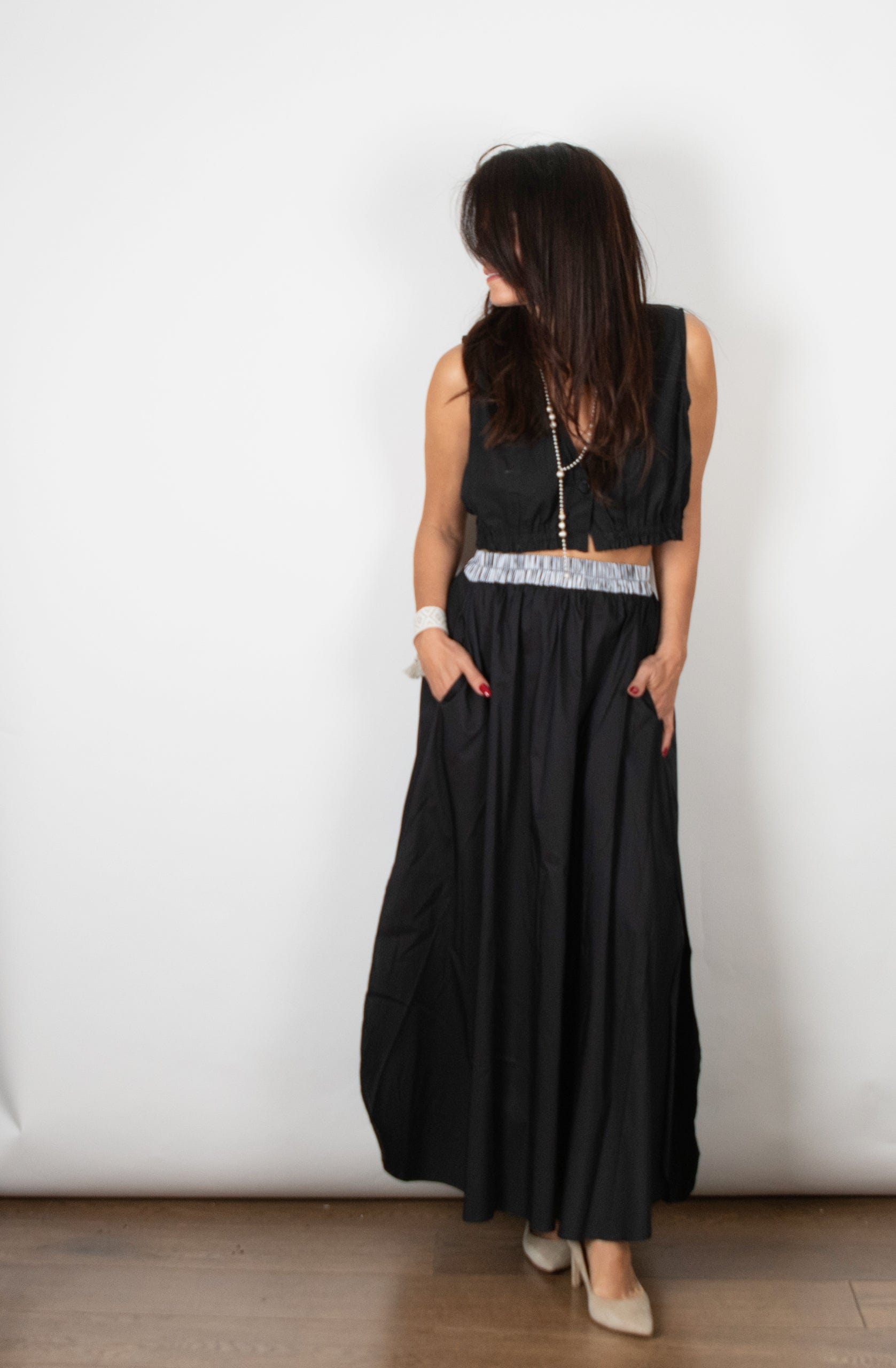 CLARSON חצאית שחורה image 2