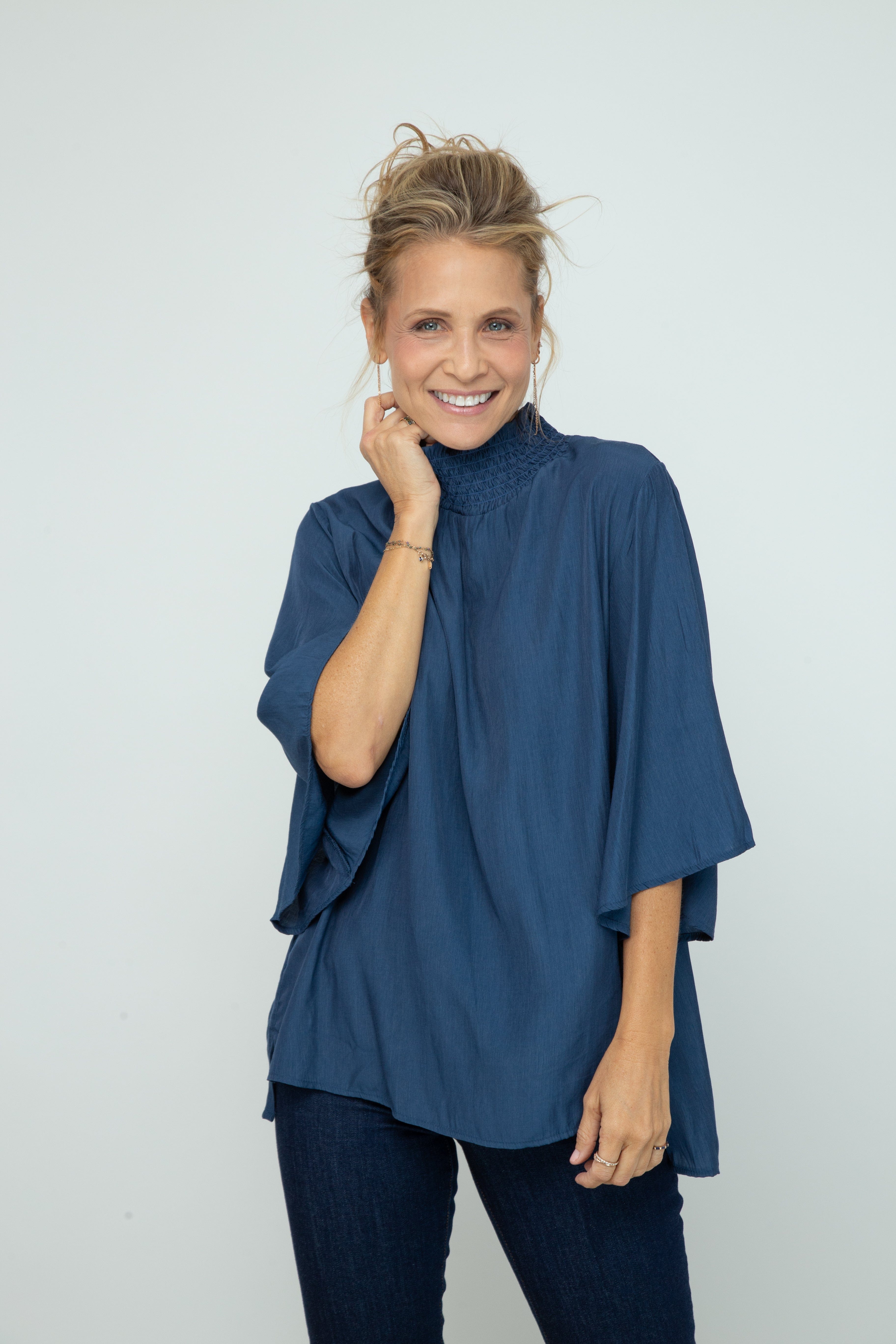 ATHENA NEW חולצה כחולה image 4