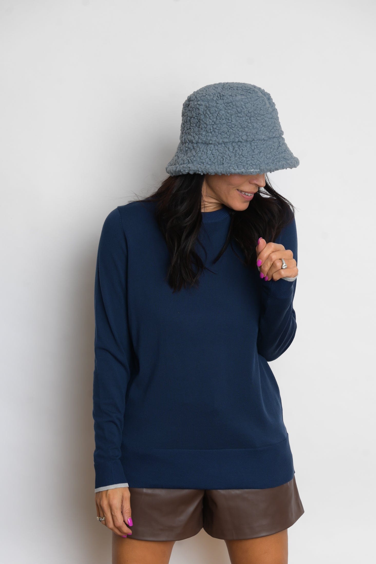 KASOSS  סריג כחול קלאסי image 5