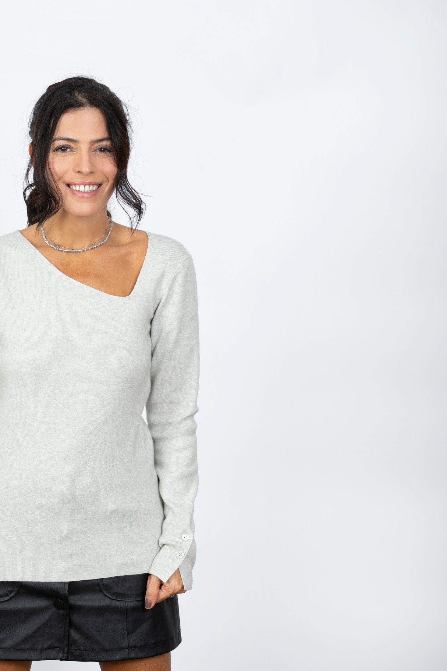 FRESSIA  סריג מעוצב בהיר image 10