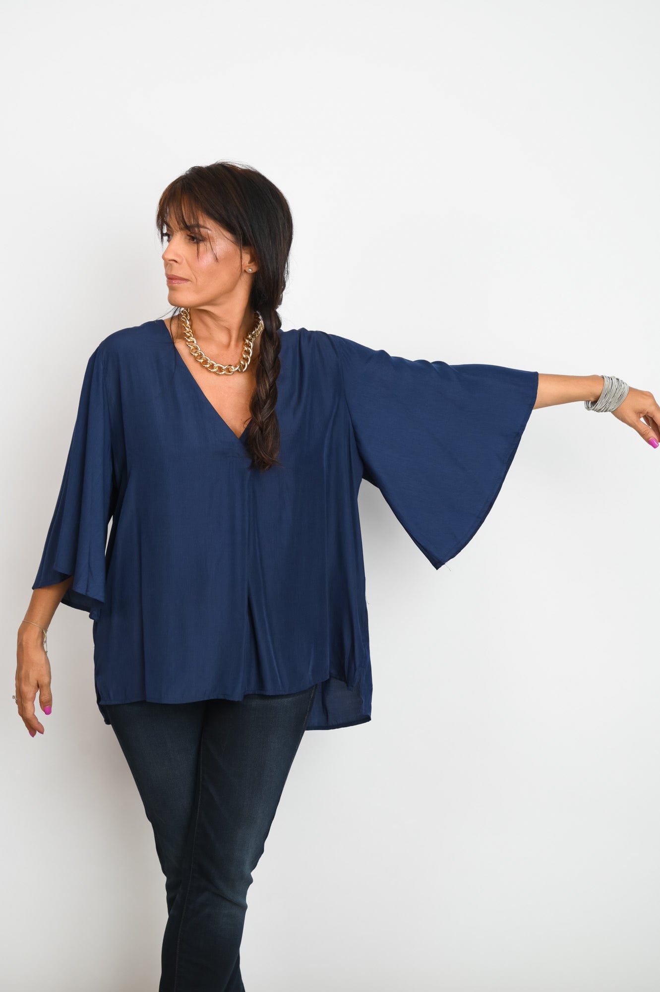 ROKE חולצה כחולה image 3