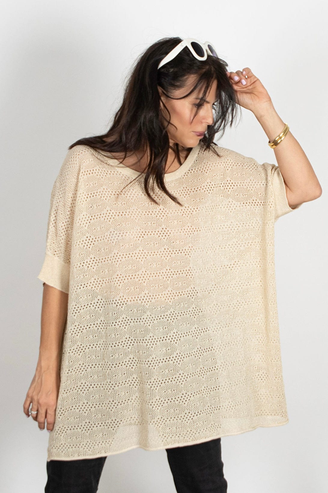 ODED אוברסייז חורים קאמל זהב image 2